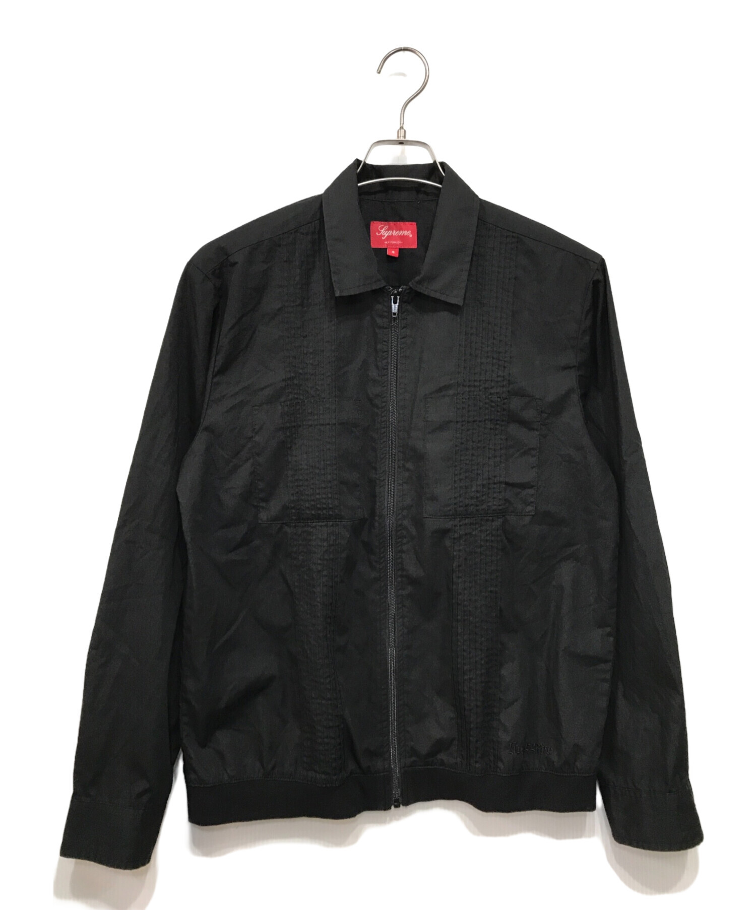 中古・古着通販】SUPREME (シュプリーム) Pin Tuck Zip Up Shirt 