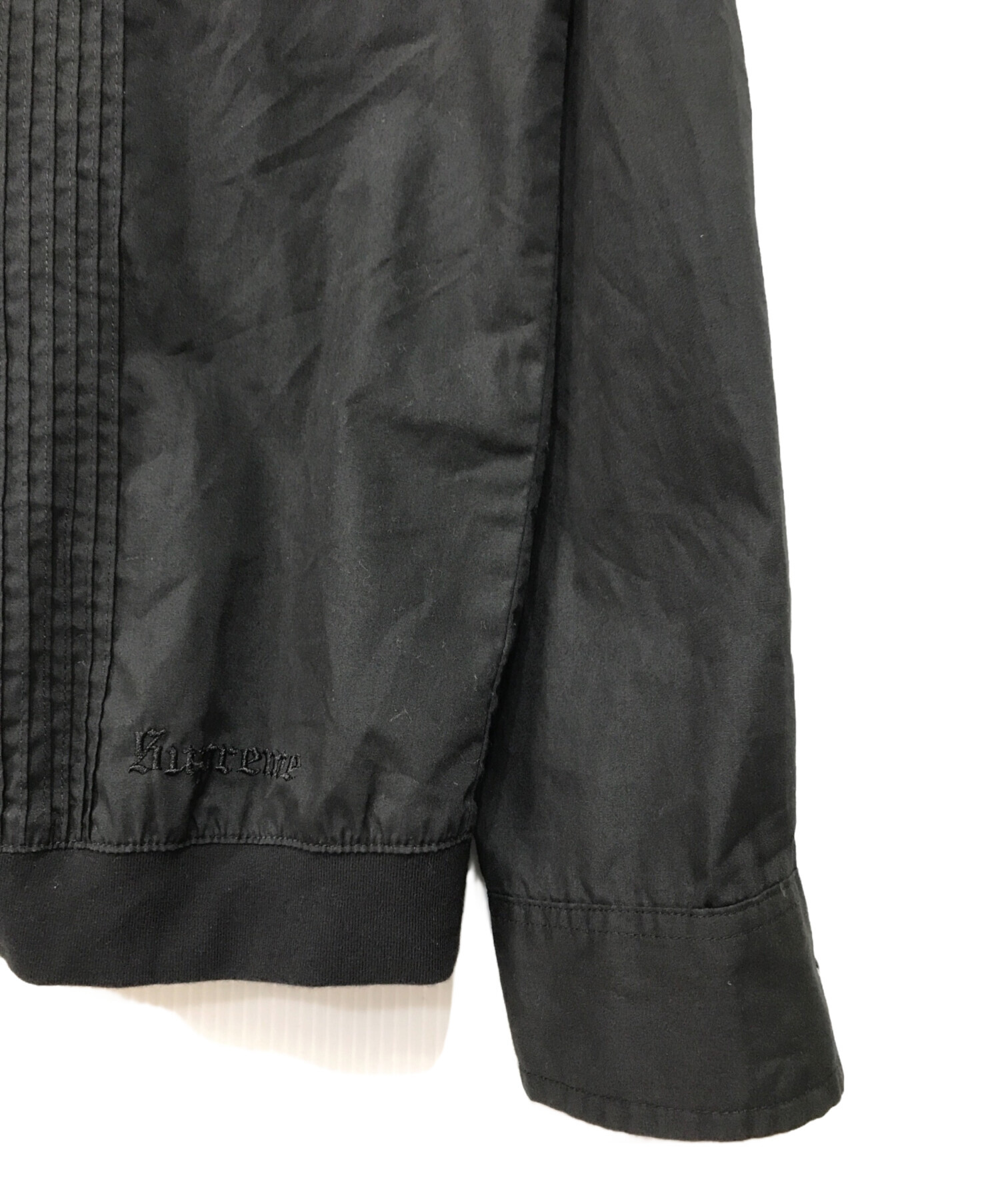 中古・古着通販】SUPREME (シュプリーム) Pin Tuck Zip Up Shirt 
