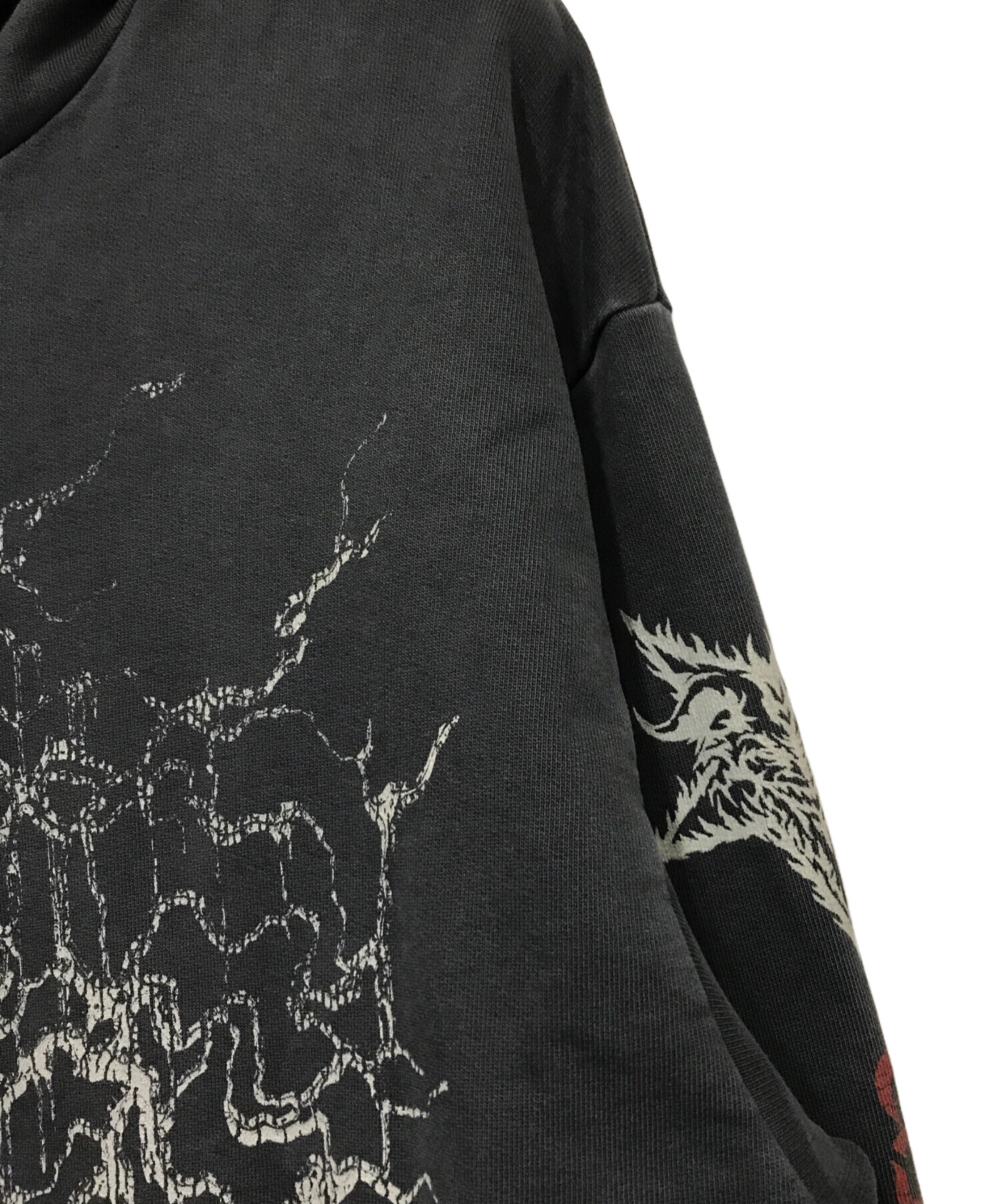 中古・古着通販】DROPDEAD (ドロップデッド) ユーズド加工パーカー