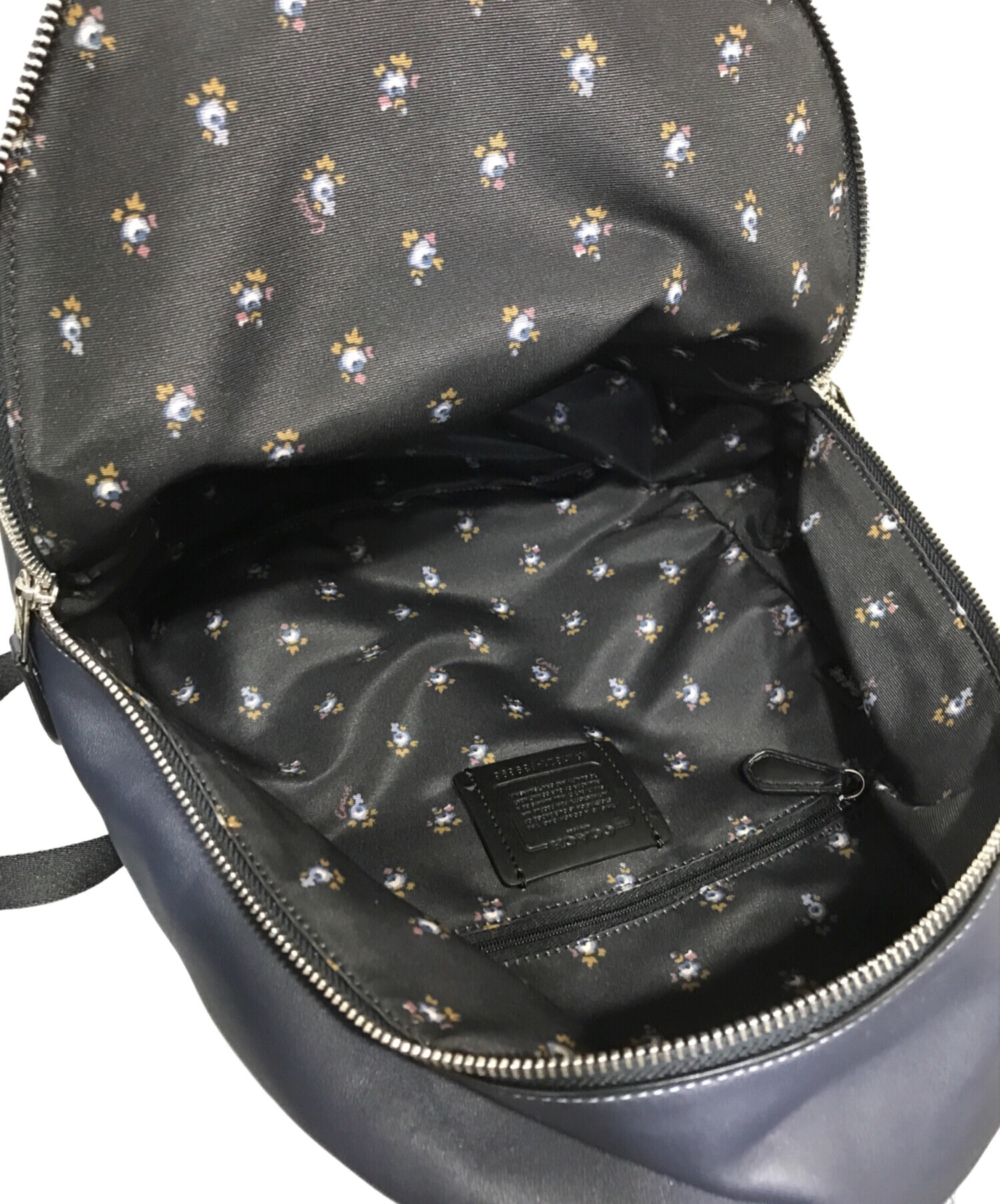中古・古着通販】COACH (コーチ) デニムシグネチャーリュック 