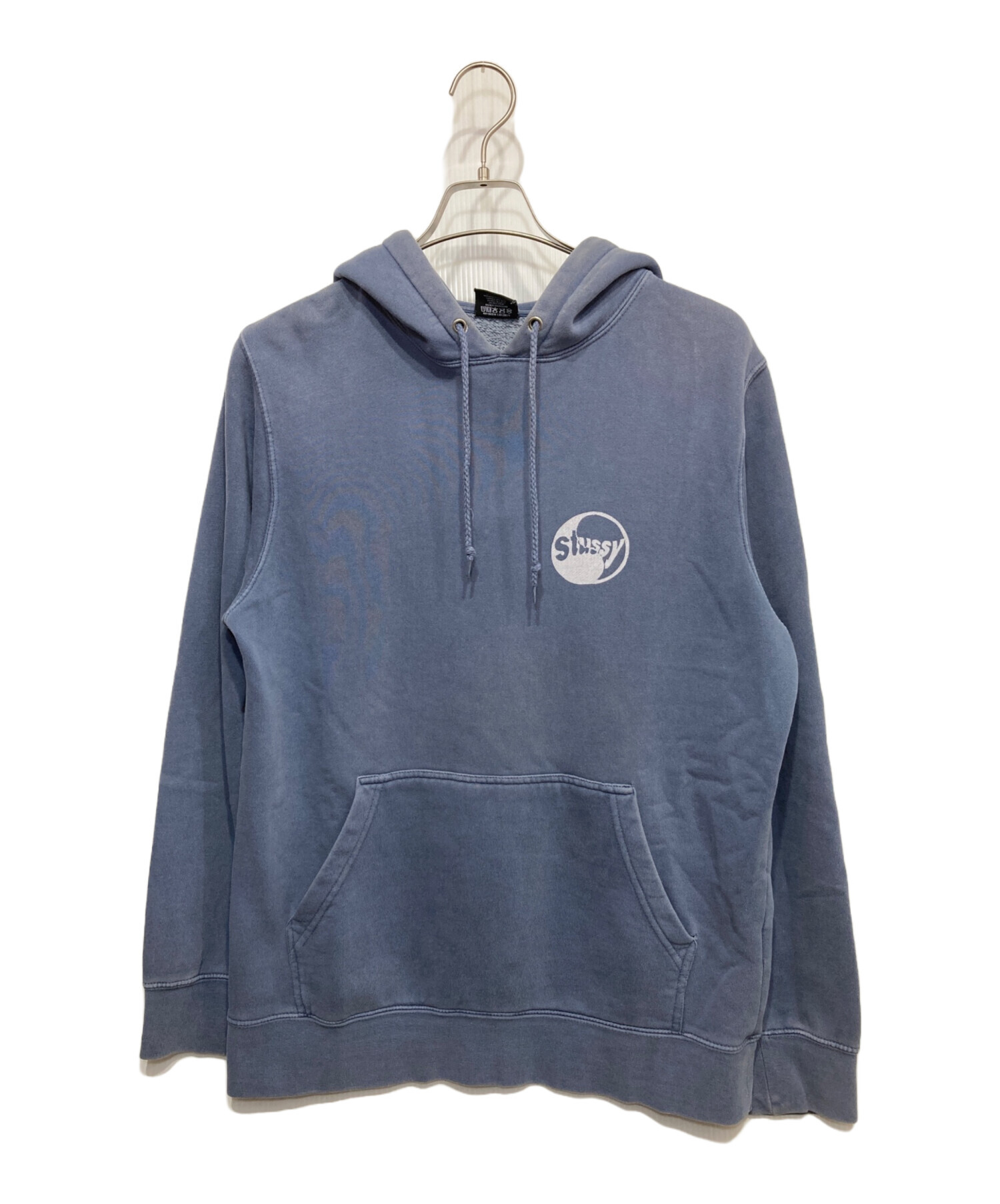 中古・古着通販】stussy (ステューシー) プルパーカー ブルー サイズ:S 