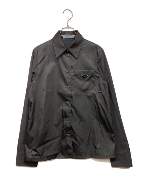 PRADA プラダ　Re-Nylon長袖シャツ 中古・古着通販】PRADA (プラダ) RE-NYLON 長袖シャツ ブラック サイズ