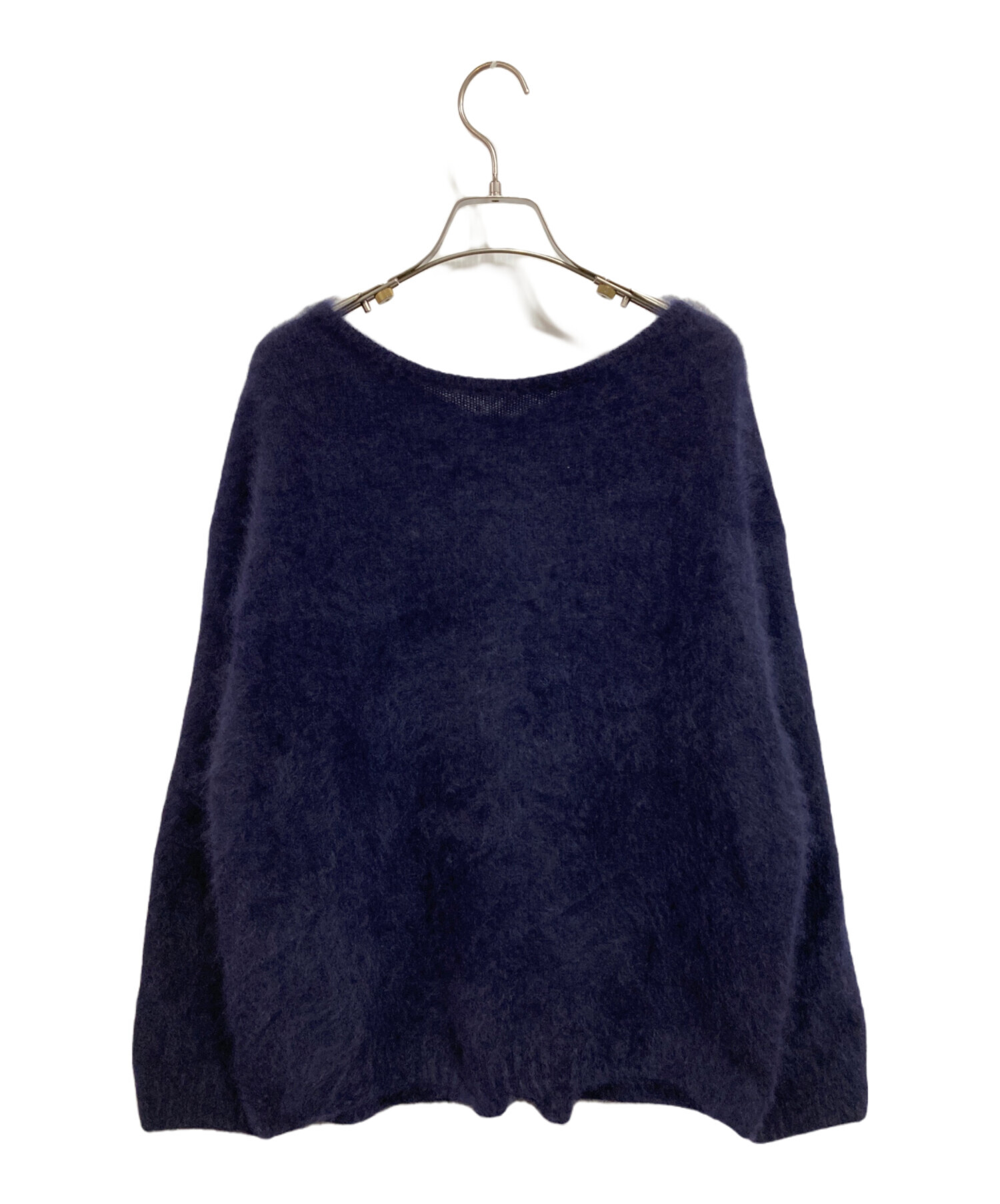 Plage Fur Vネック プルオーバー ネイビー セール】Fur V Nuance プル