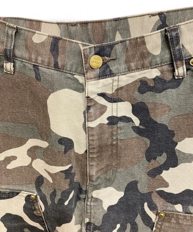 中古・古着通販】CarHartt (カーハート) 迷彩柄 ダブルニー グレー