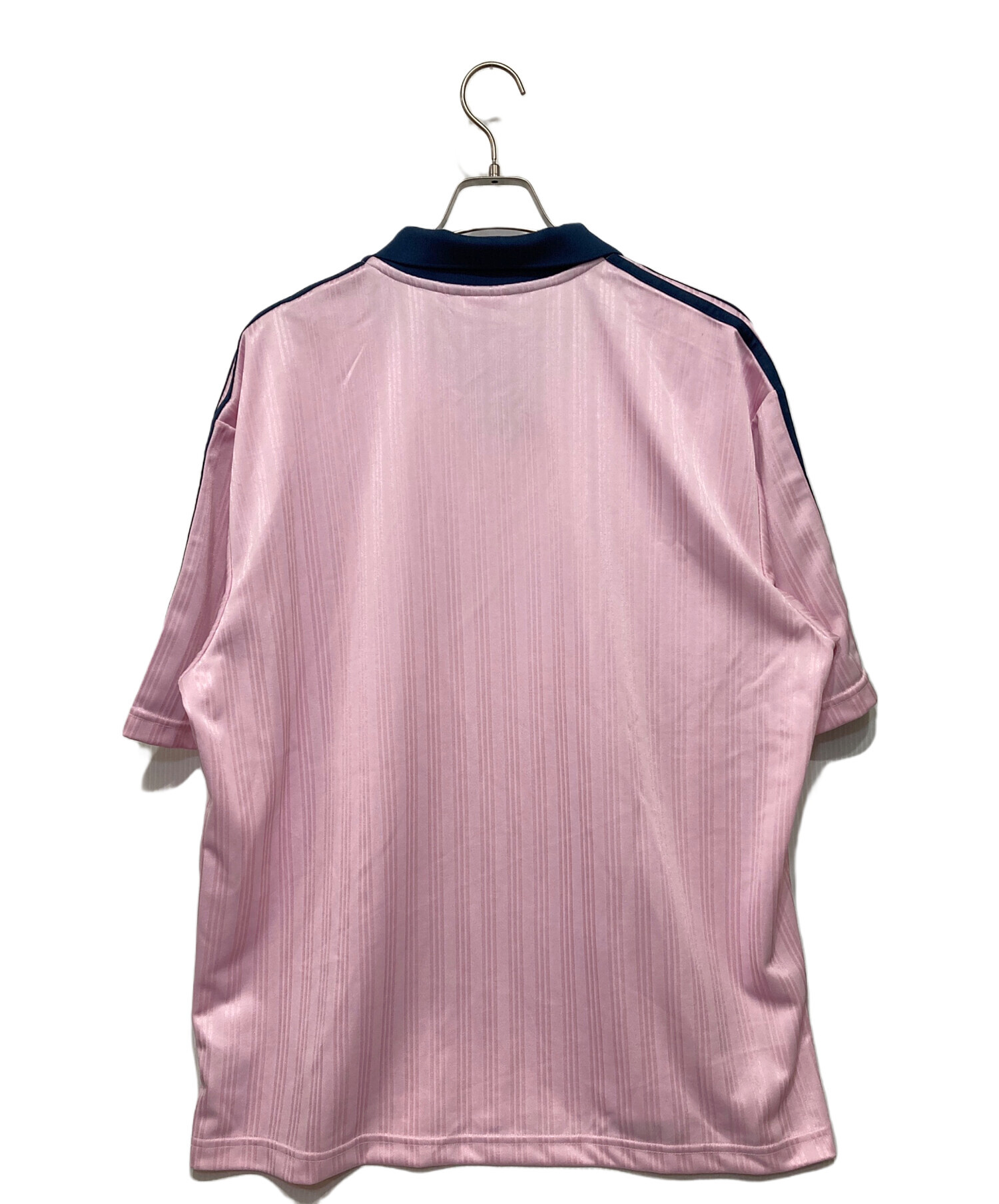 中古・古着通販】adidas (アディダス) 襟付きゴーリートップ ピンク