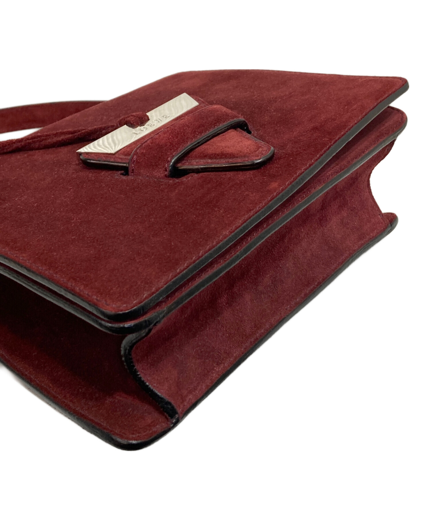 中古・古着通販】LOEWE (ロエベ) スエードトライアングルショルダー 