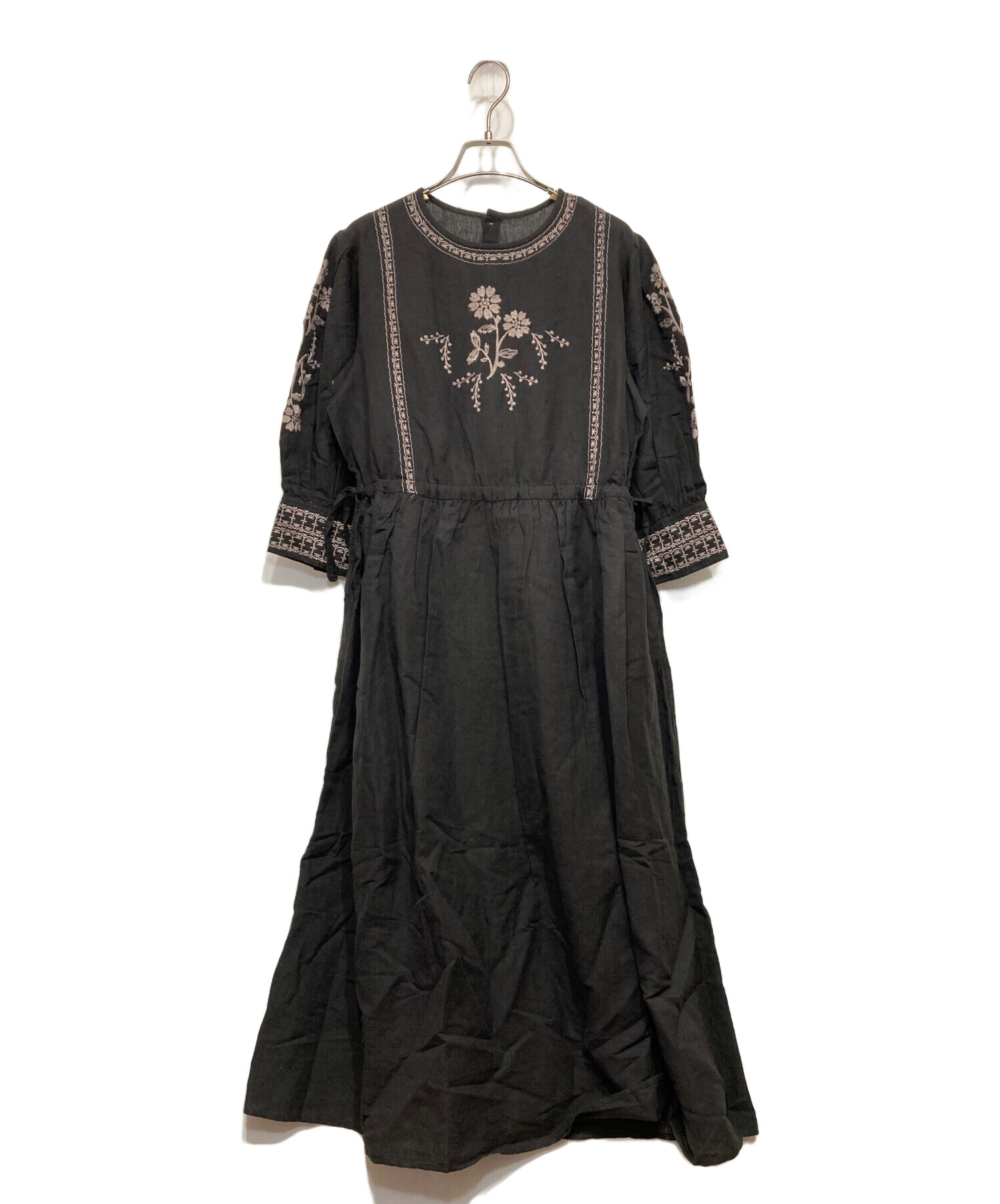 TSUHARU by Samansa Mos2 刺繍ワンピース ツハル 中古・古着通販