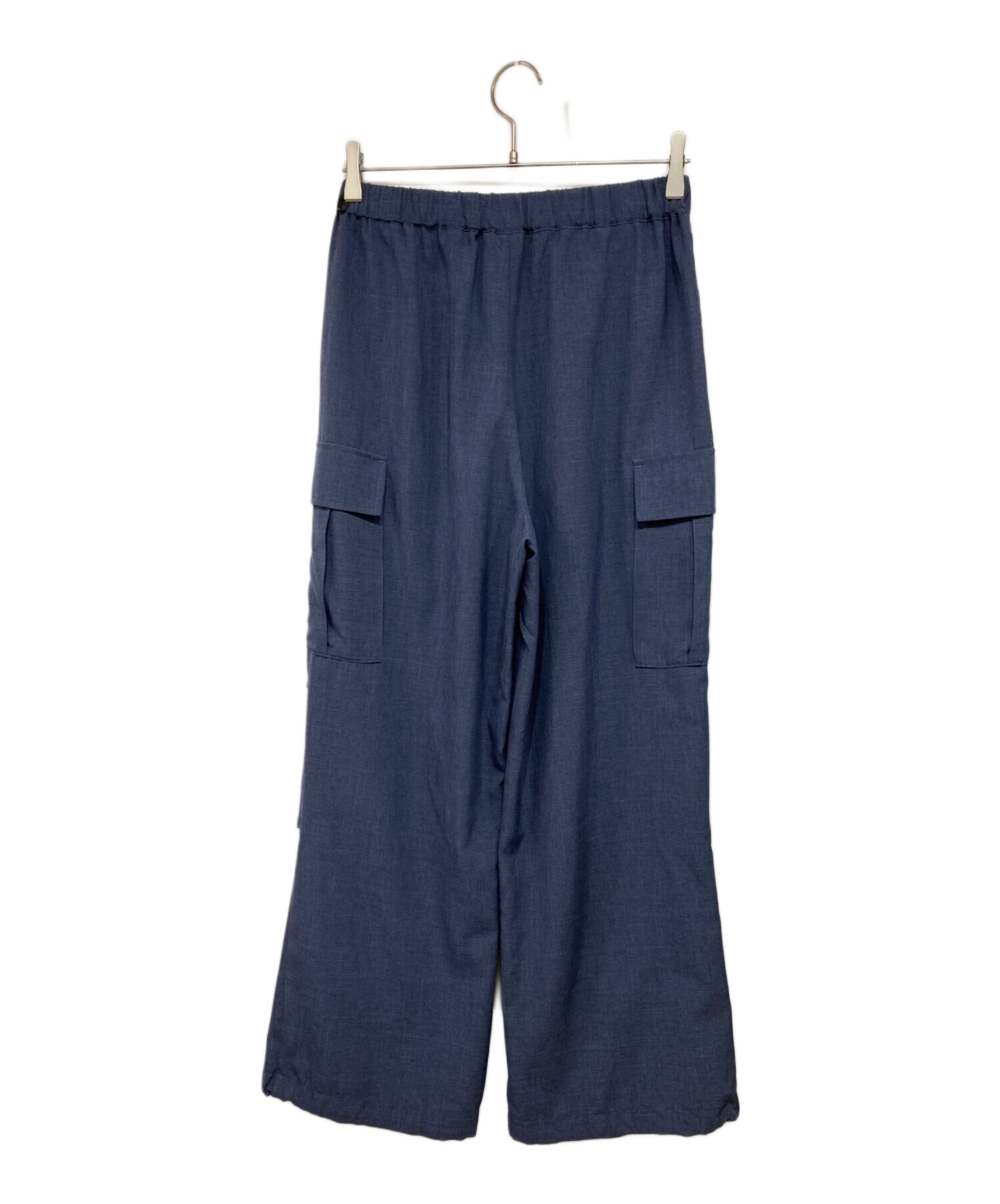 3289y【新品】24SS ビアズリー カーゴパラシュートパンツ 紺 F 中古・古着通販】BEARDSLEY (ビアズリー) 24SS カーゴパラシュート