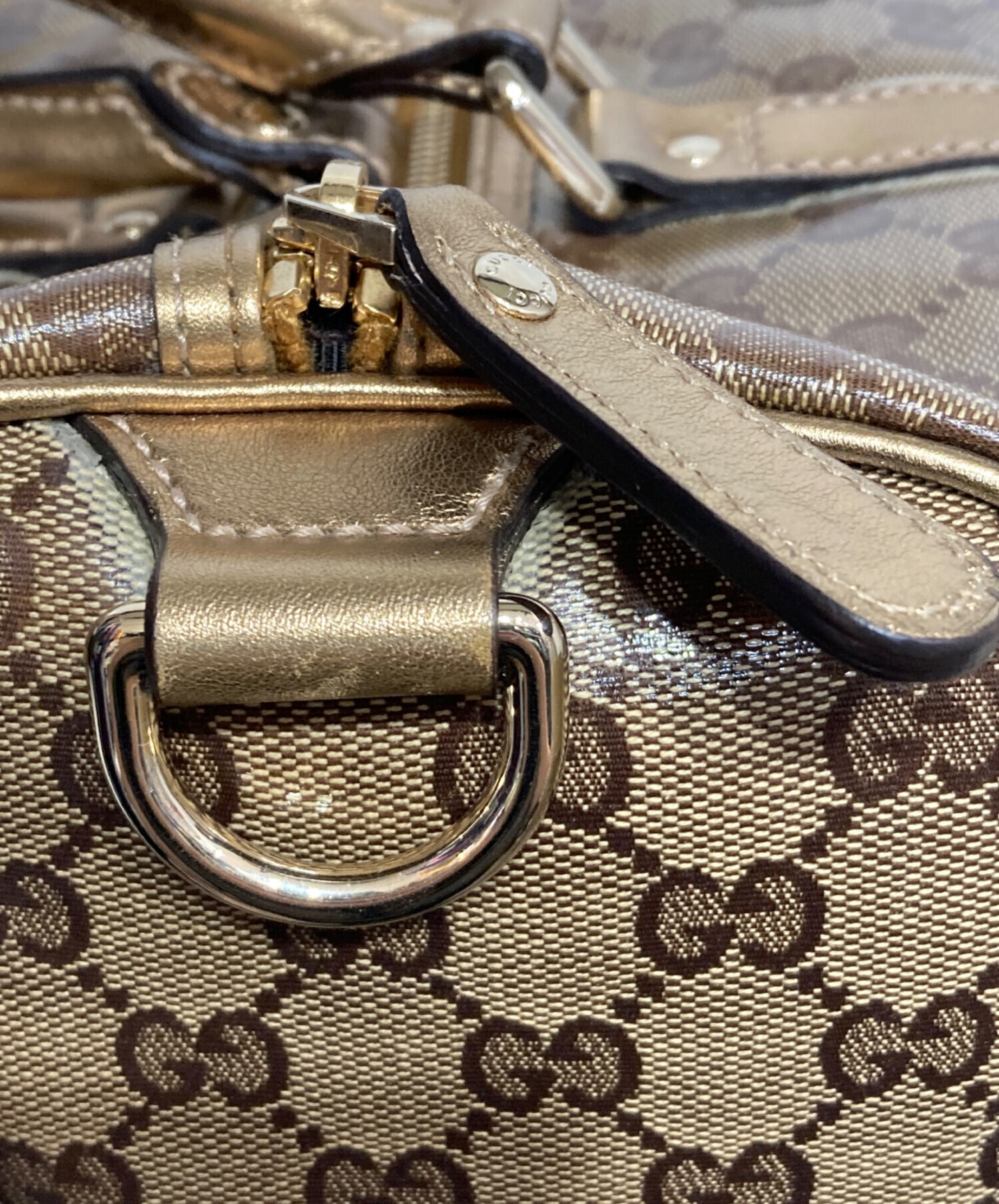 中古・古着通販】GUCCI (グッチ) GGクリスタルミニボストン