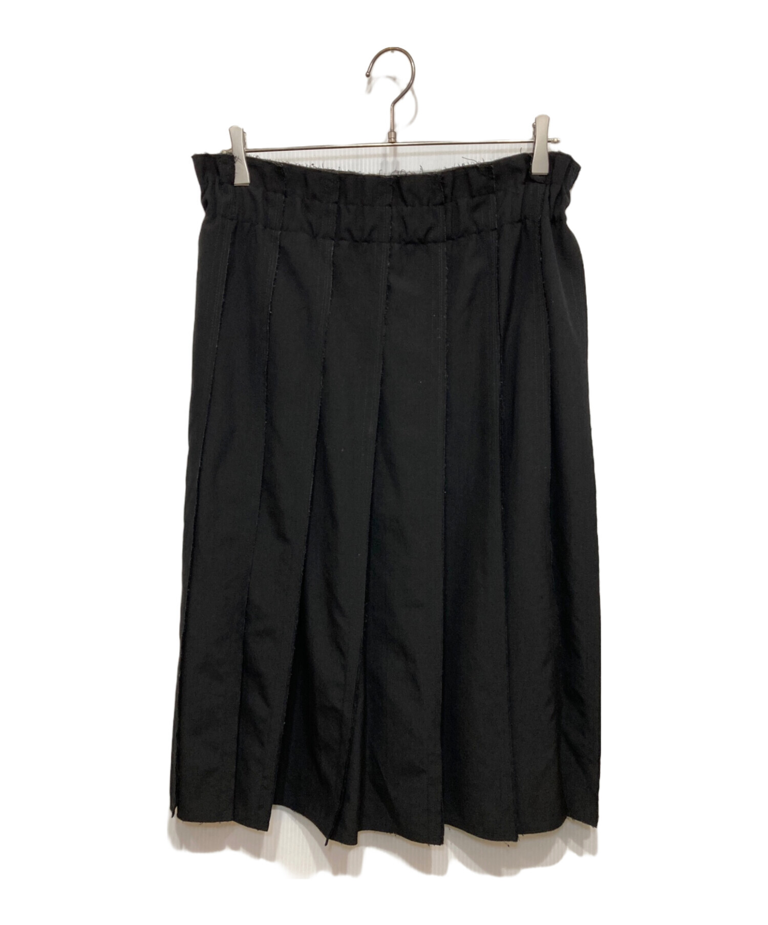 COMME des GARÇONS コムコムブラック プリーツスカート 2020 BLACK COMME des GARCONS - 【美品】 BLACK COMME des GARCONS