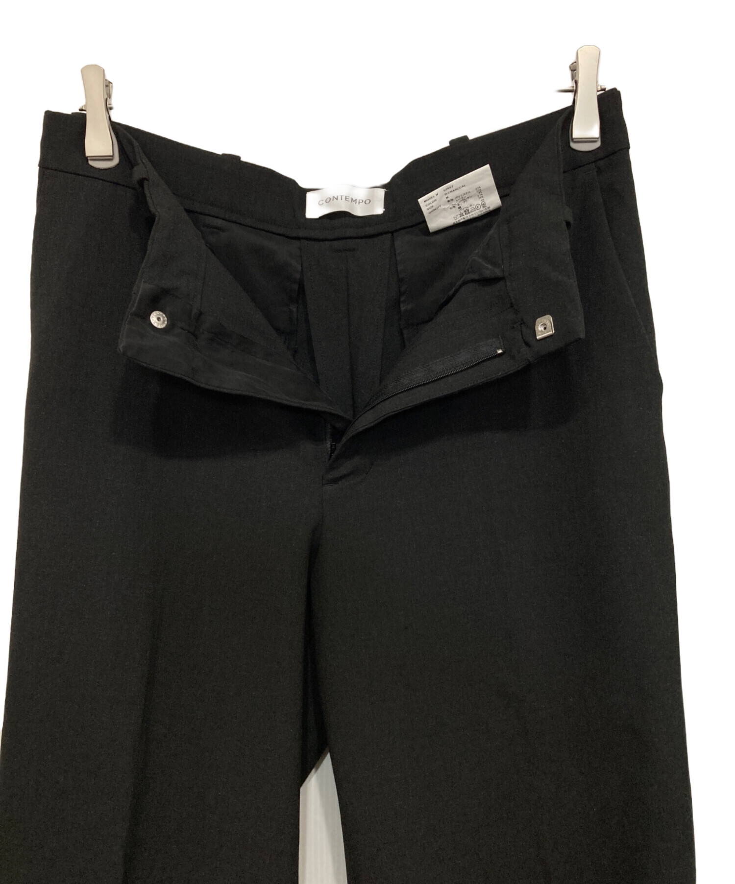 中古・古着通販】YAECA (ヤエカ) CONTEMPO MEN 2wayパンツ ブラック