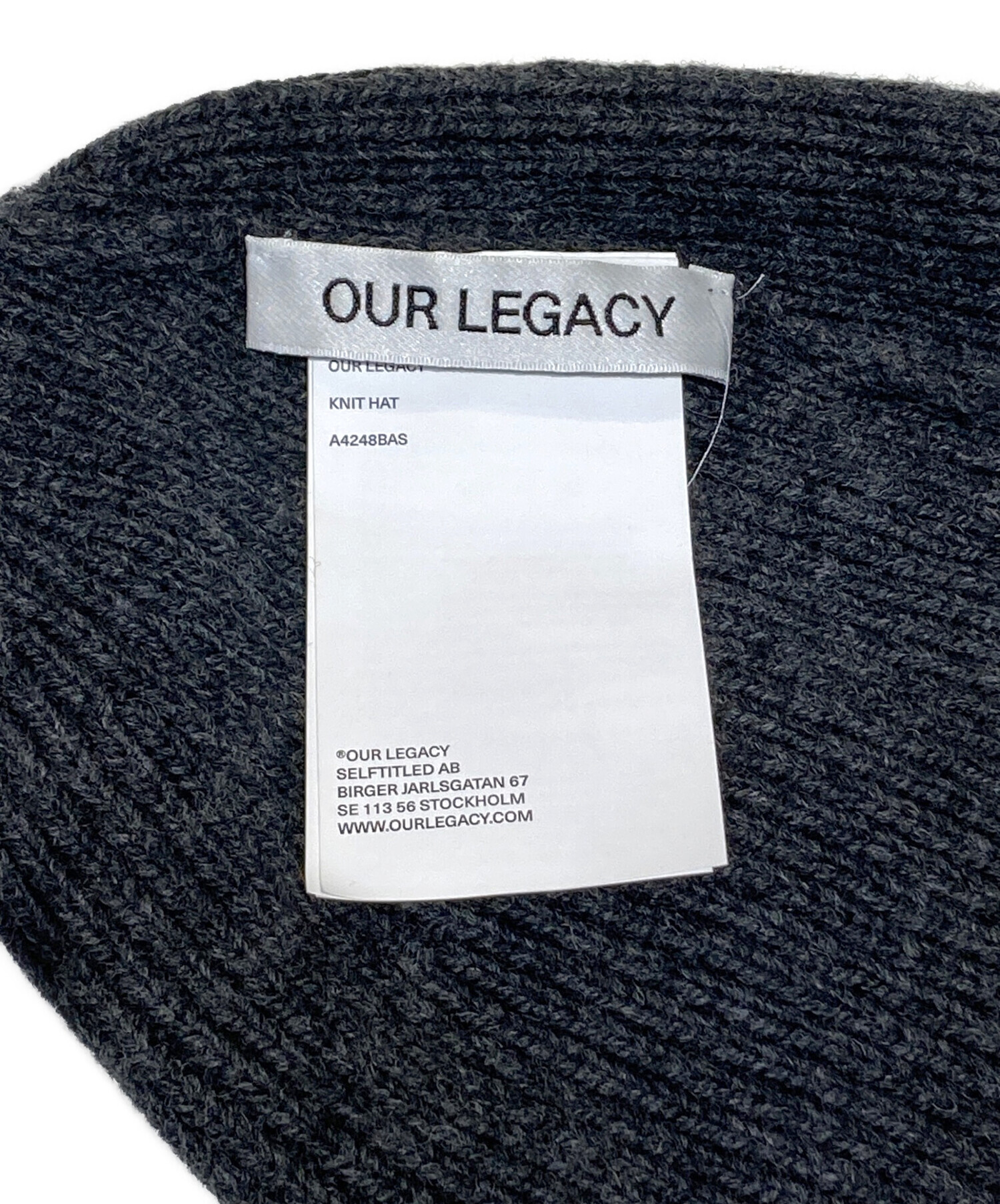 モーガン蔵人さん着用　OUR LEGACY KNIT HAT モーガン蔵人さん着用 OUR LEGACY KNIT HAT - メルカリ