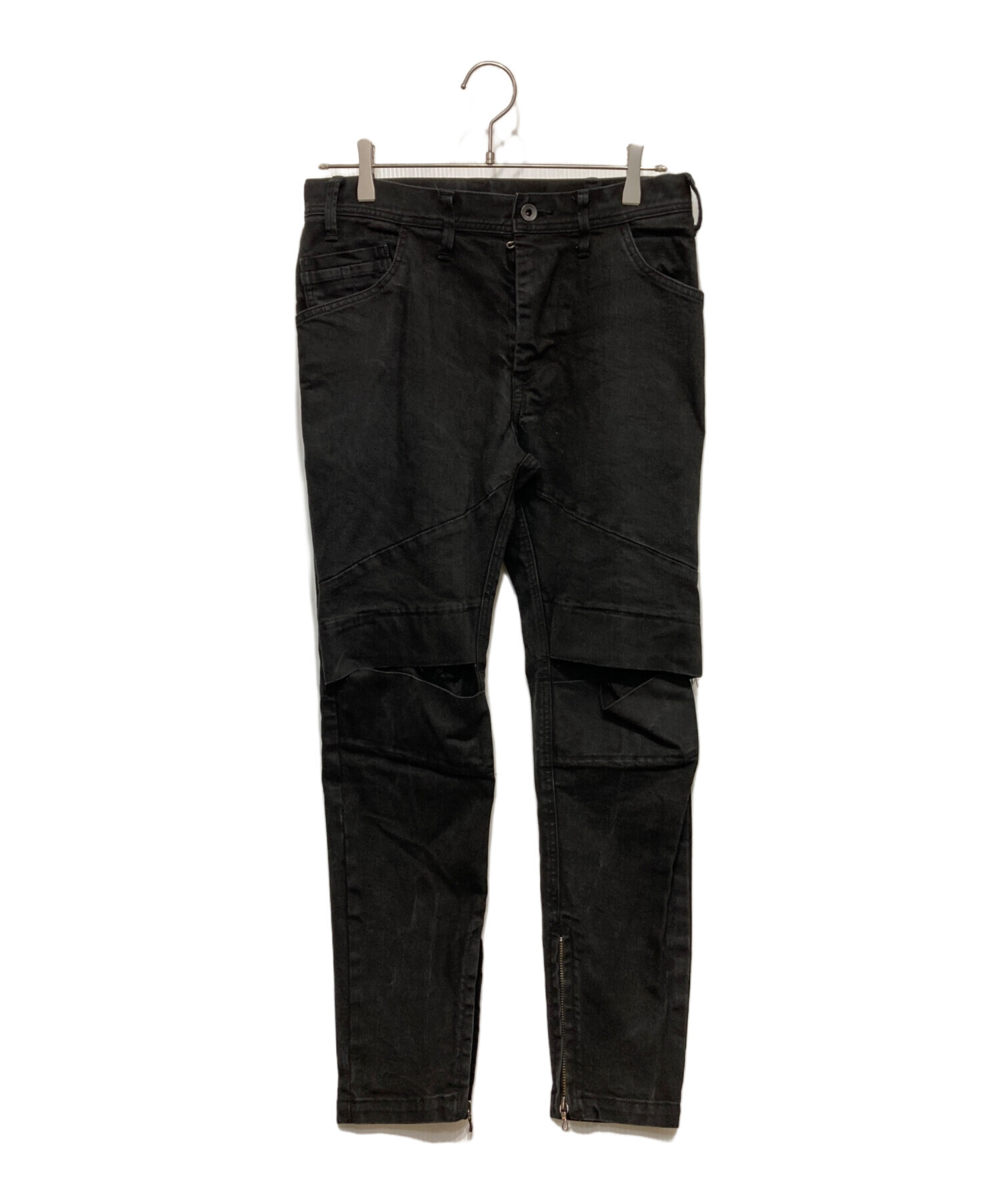 JULIUS ユリウス デニムパンツ メンズ 【古着】【中古】 中古・古着通販】JULIUS (ユリウス) アークドデニムパンツ ブラック