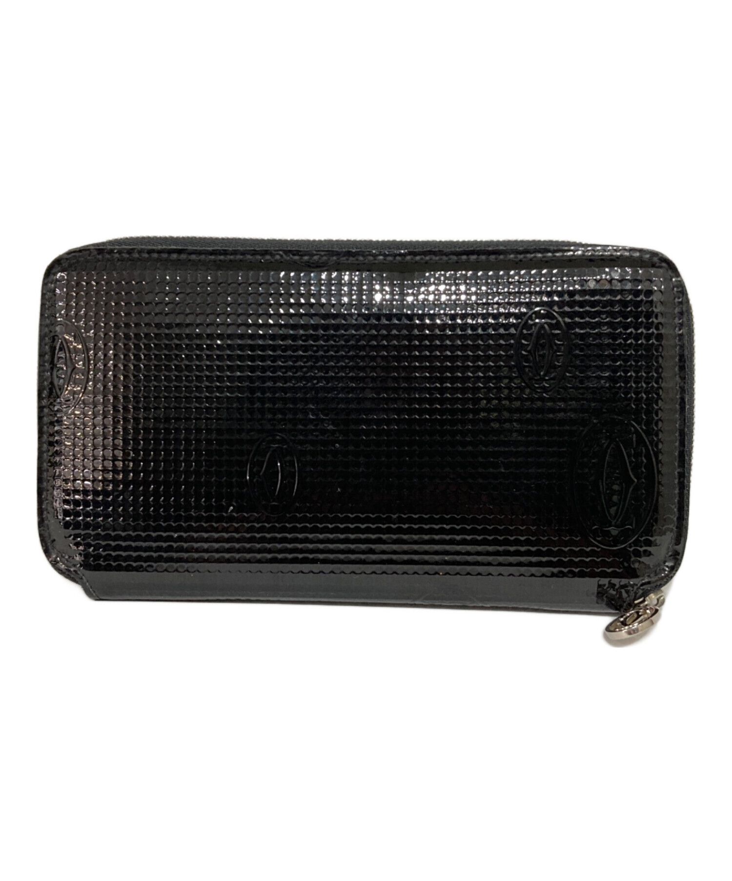 Cartier ブラックレザー長財布 カルティエ 長財布 ブラック バースデー