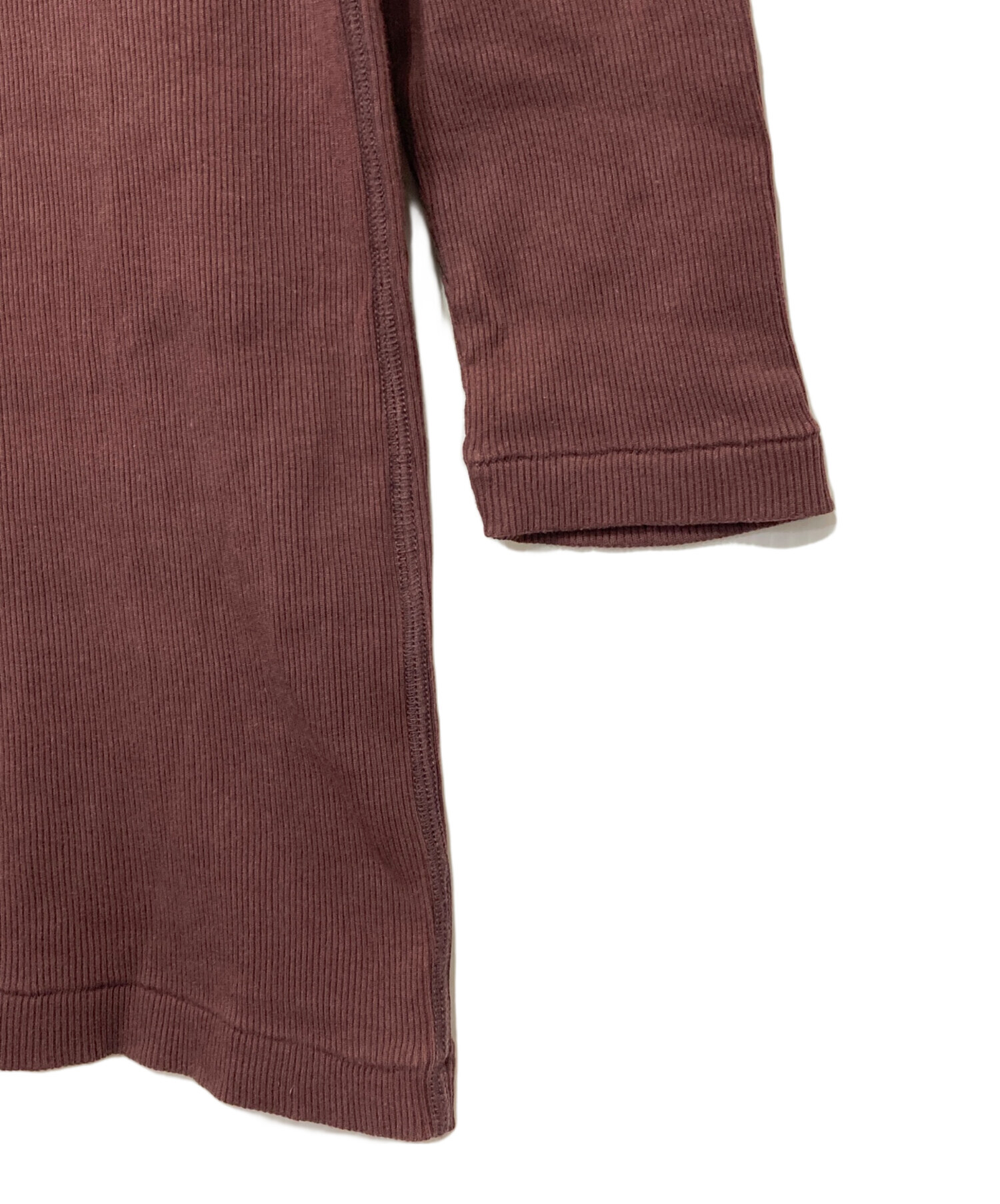 MUSE Deuxieme Classe Tシャツ ブラウン Prime wool jersey Tシャツ（Tシャツ／カットソー）｜MUSE de Deuxieme