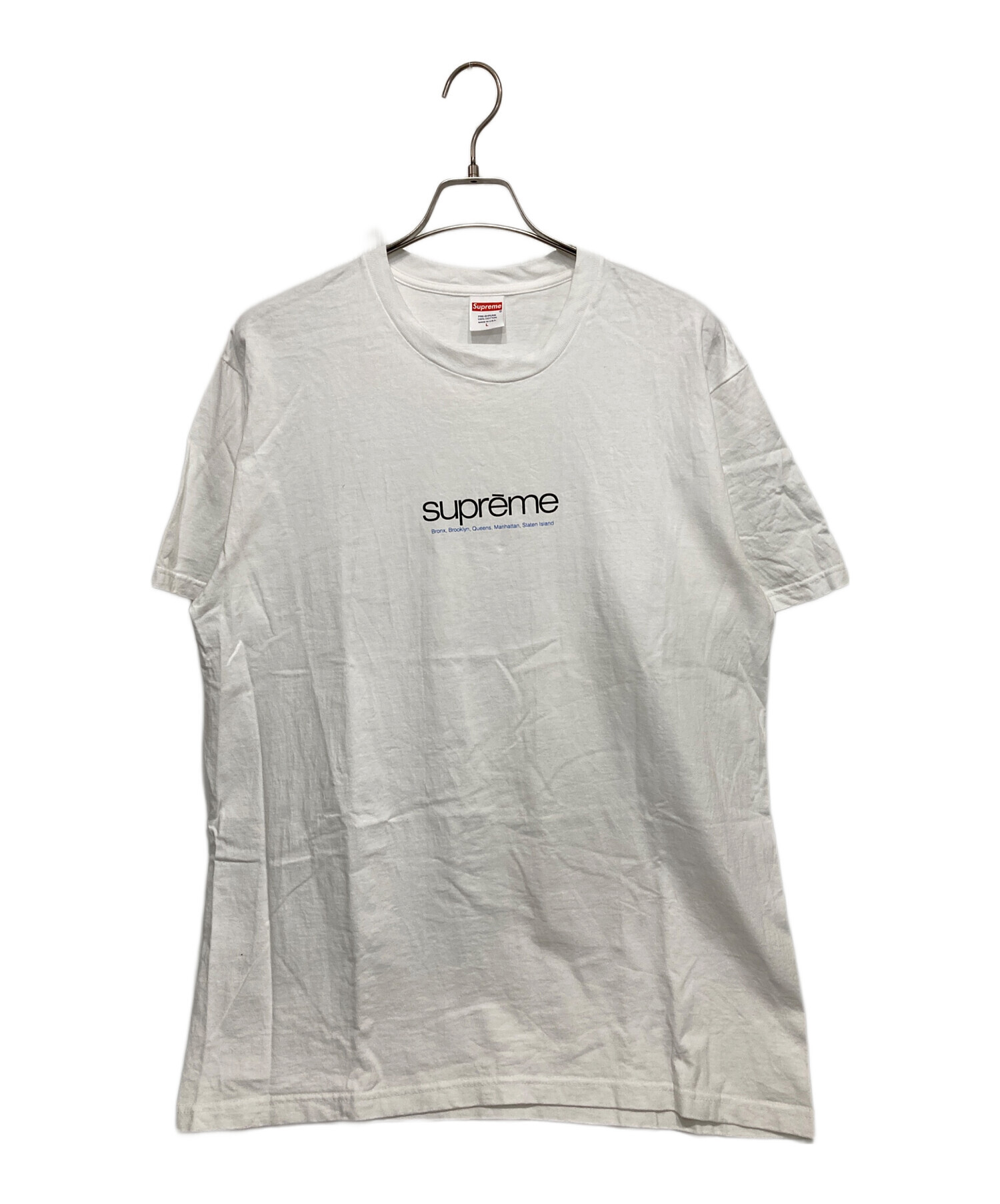 中古・古着通販】SUPREME (シュプリーム) Five Boroughs Tee ホワイト 