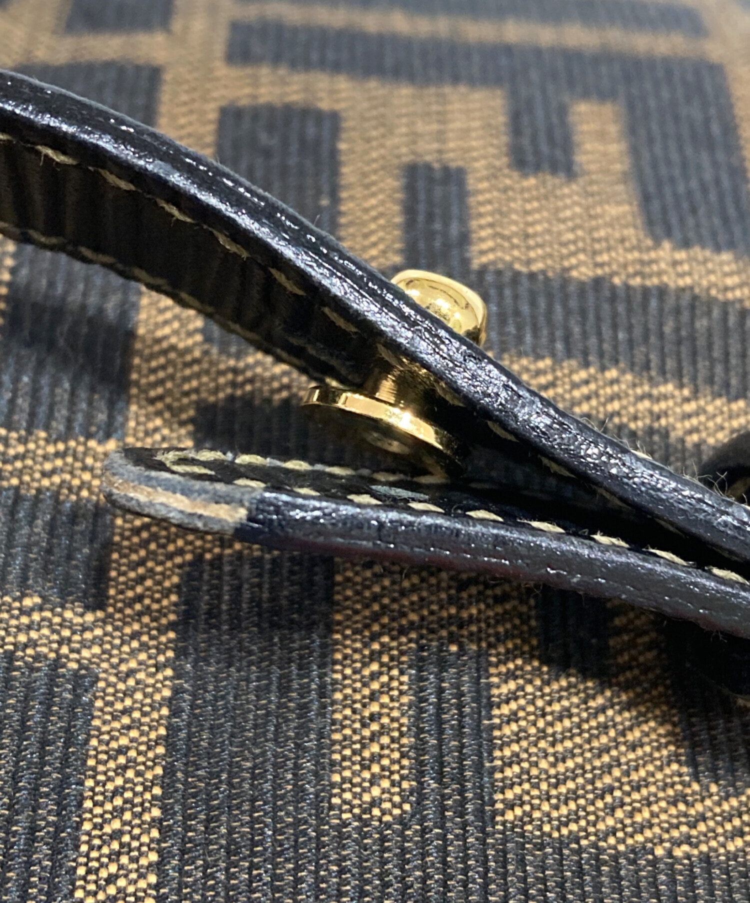 中古・古着通販】FENDI (フェンディ) ズッカ柄ミニリュック ブラウン