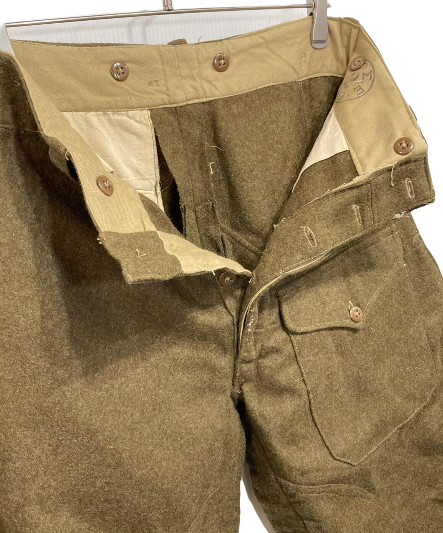 中古・古着通販】USED (ユーズド) 1949's ウールジョッパーズパンツ
