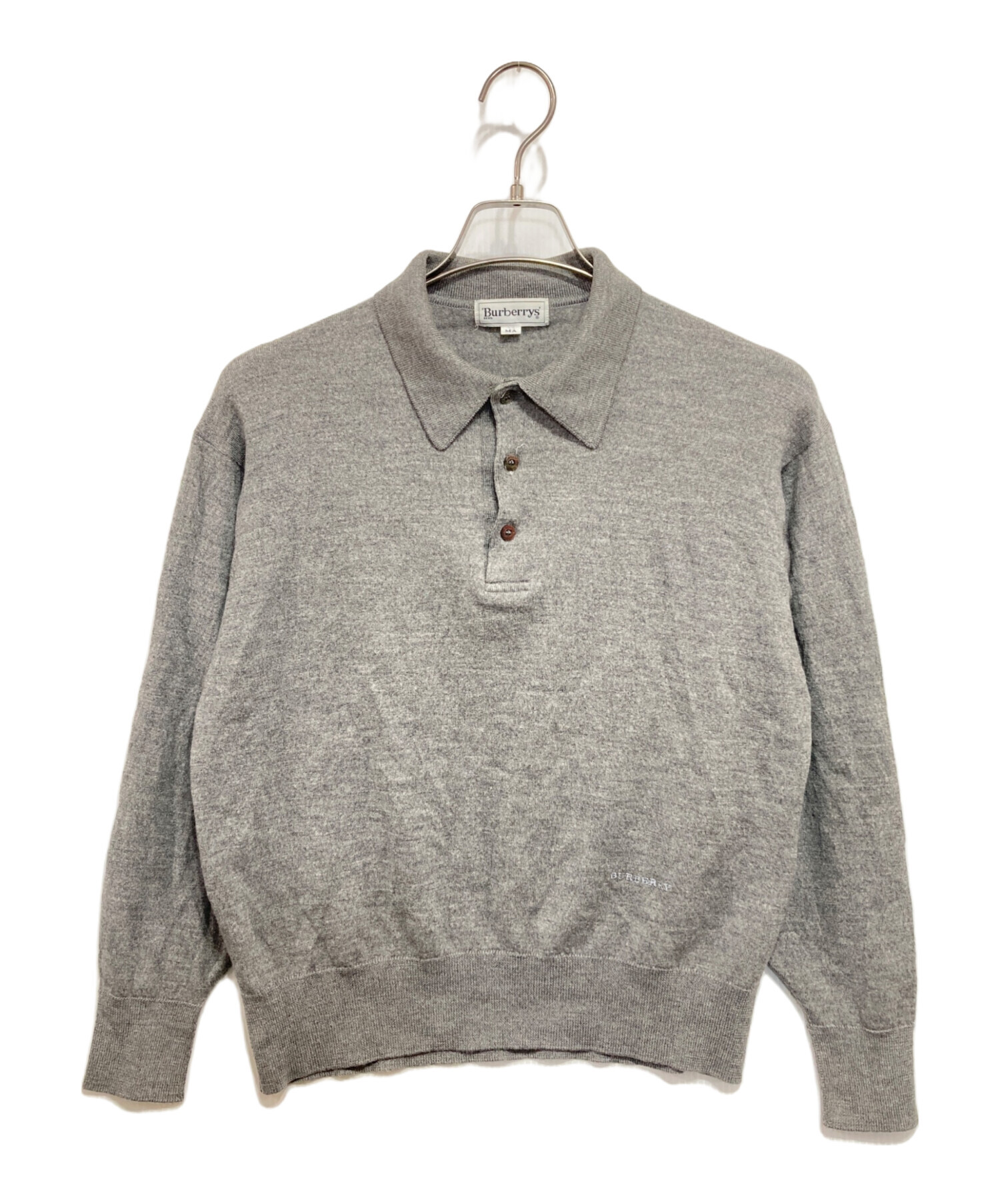トップス Burberry 90s polo tee 中古・古着通販】Burberry's (バーバリーズ) 90s ウール ニット