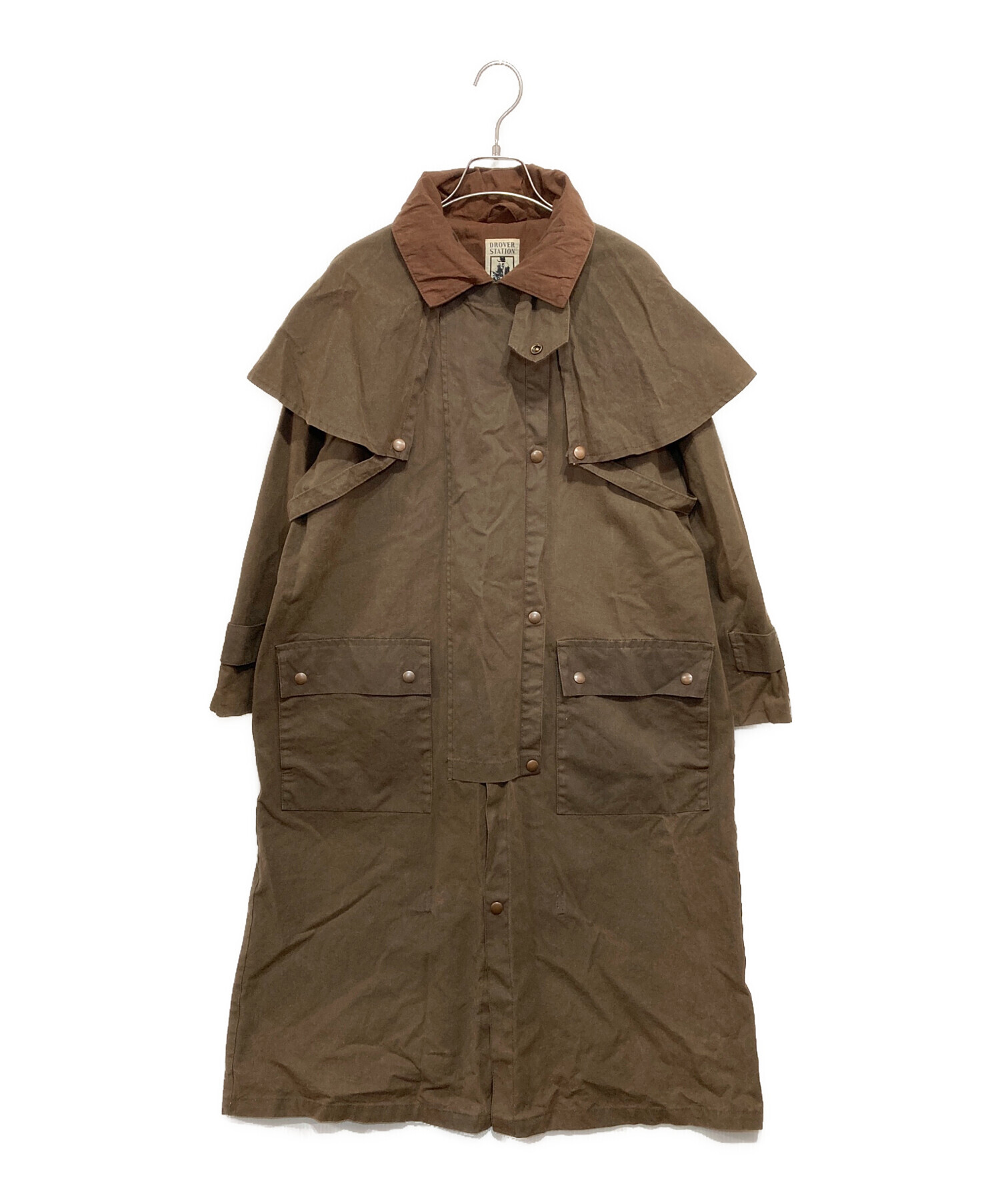ヴィンテージ DownUnder オイルドコート ドロッシャーコート ロング丈