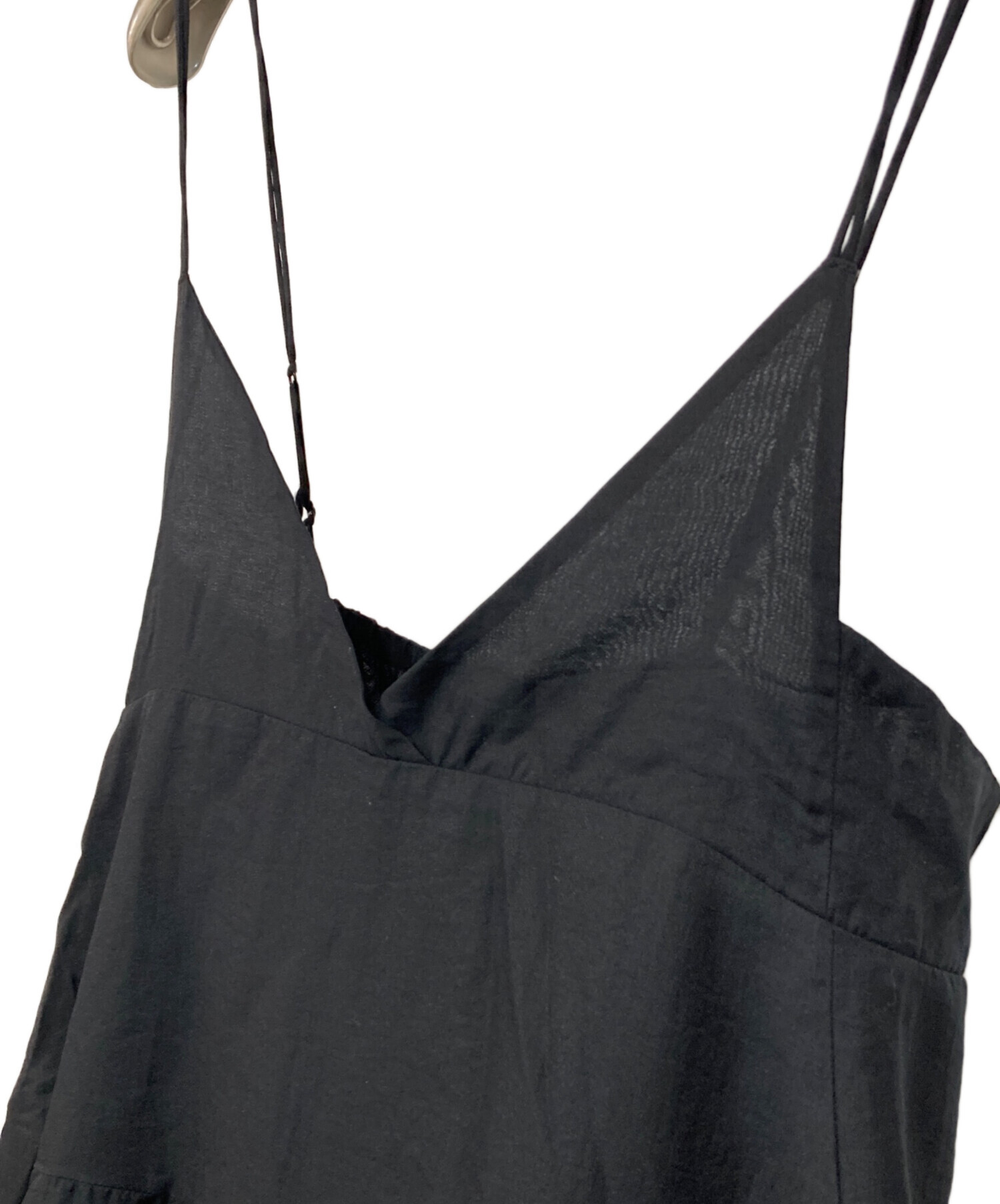 中古・古着通販】IENA (イエナ) エアリーキャミワンピース ブラック