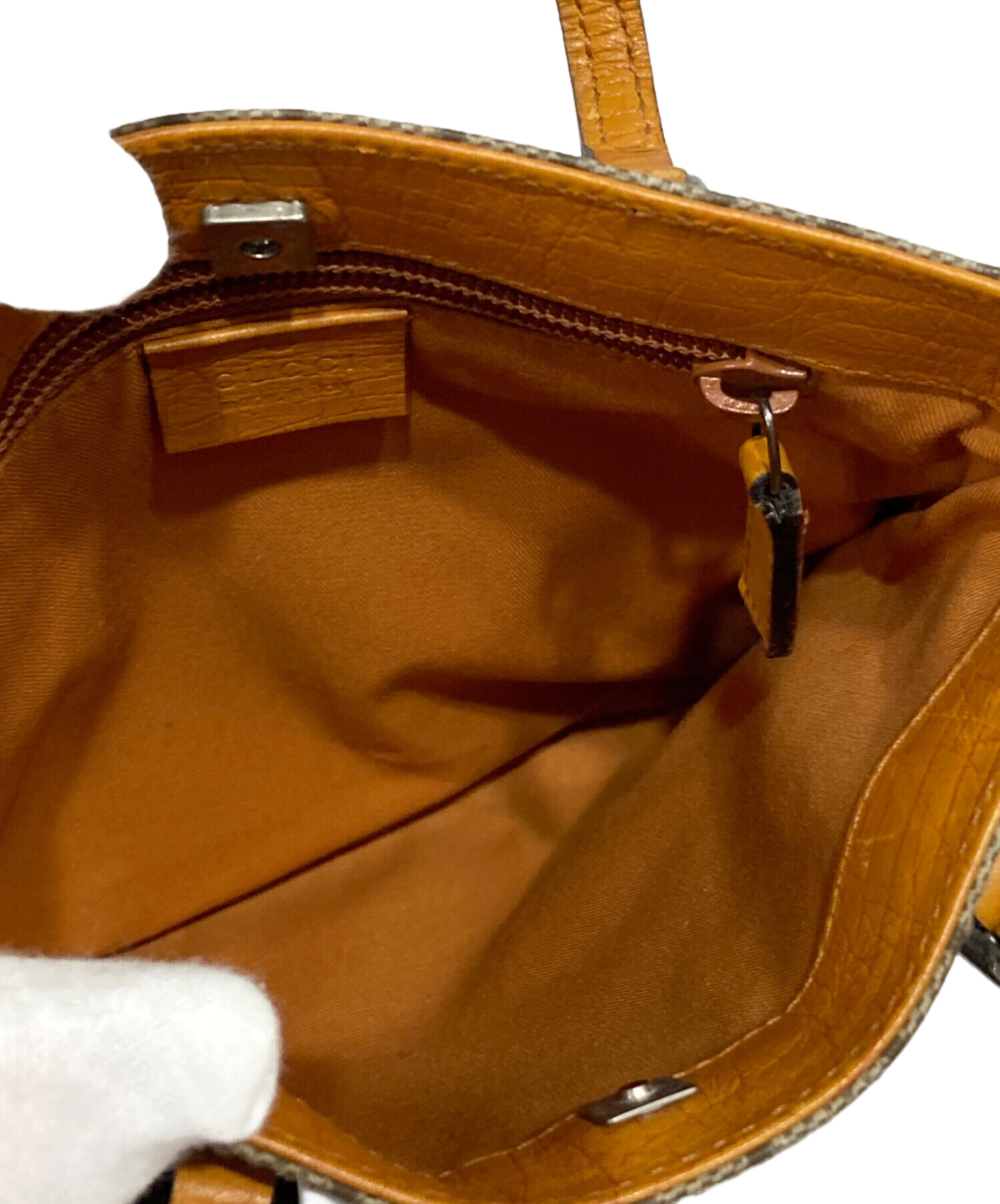 中古・古着通販】GUCCI (グッチ) GGスプリームキャンバスミニトート