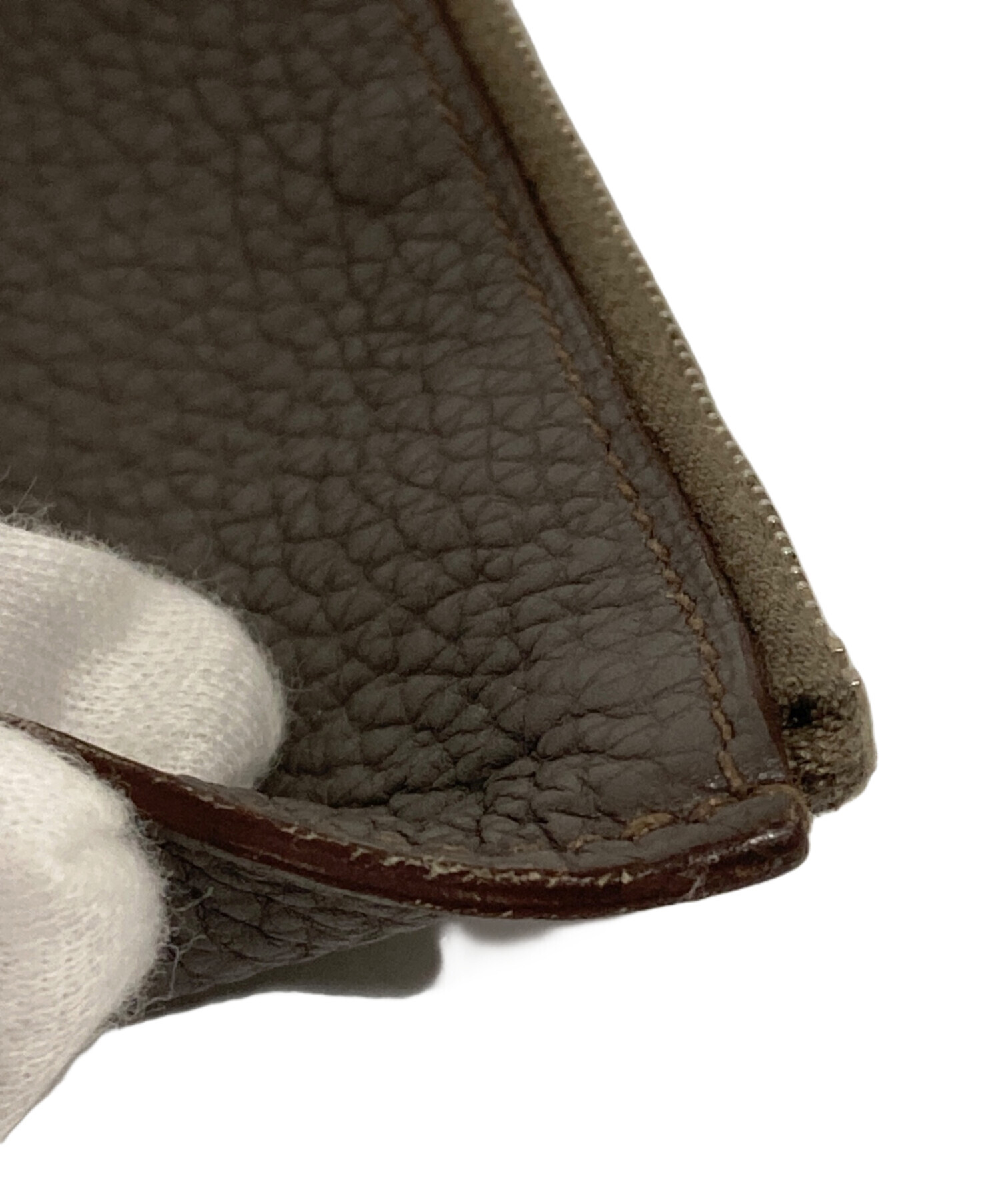 中古・古着通販】HERMES (エルメス) ドゴンGMエトゥープ-コインケース グレー｜ブランド・古着通販 トレファク公式【TREFAC  FASHION】スマホサイト