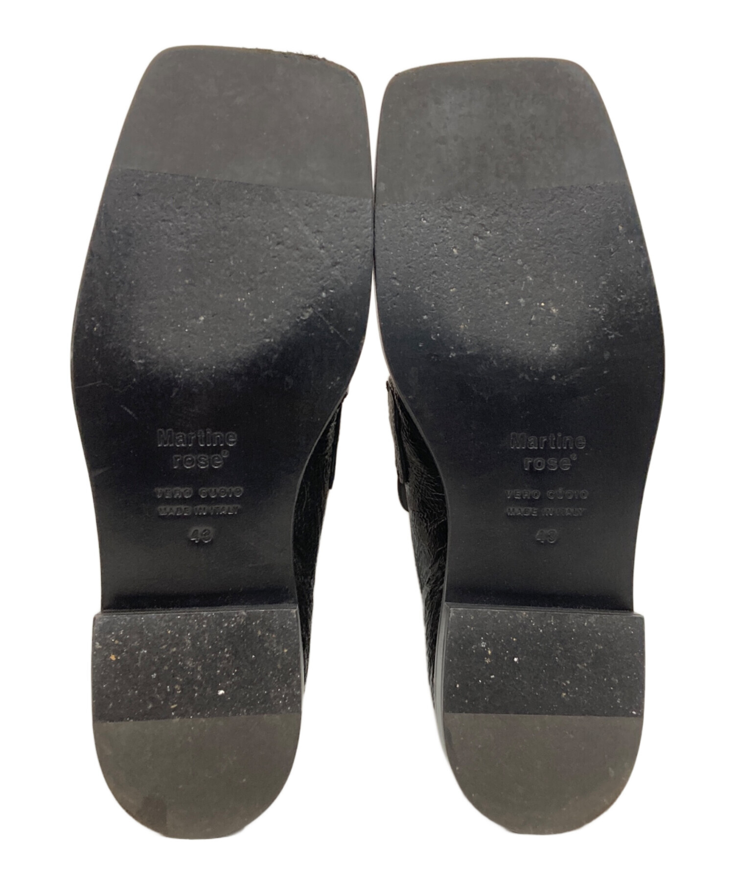 中古・古着通販】MARTINE ROSE (マーティン・ローズ) Leather flats