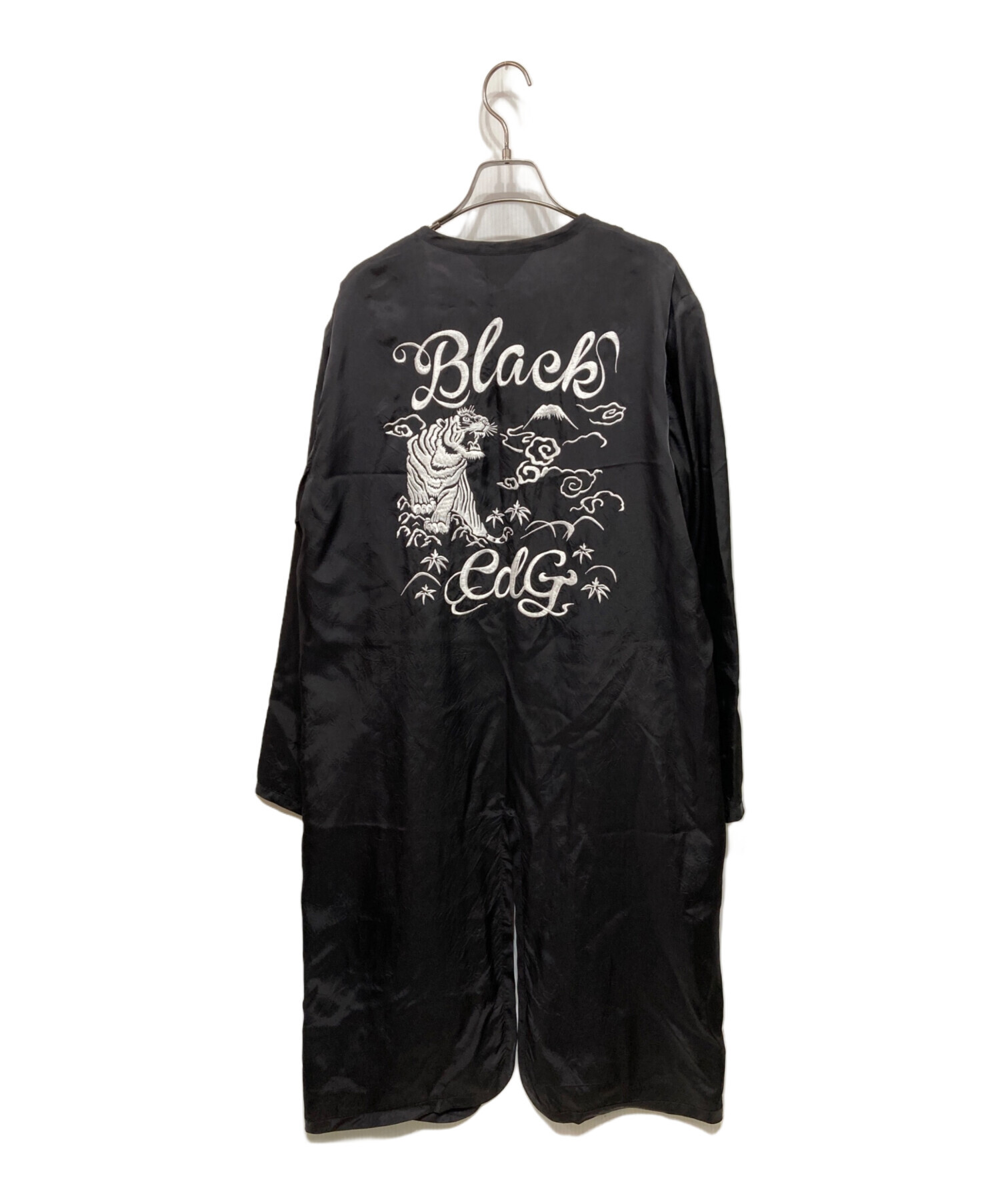 【人気】BLACK COMME des GARCONS 刺繍ライナーコート XL 中古・古着通販】BLACK COMME des GARCONS (ブラックコムデギャルソン