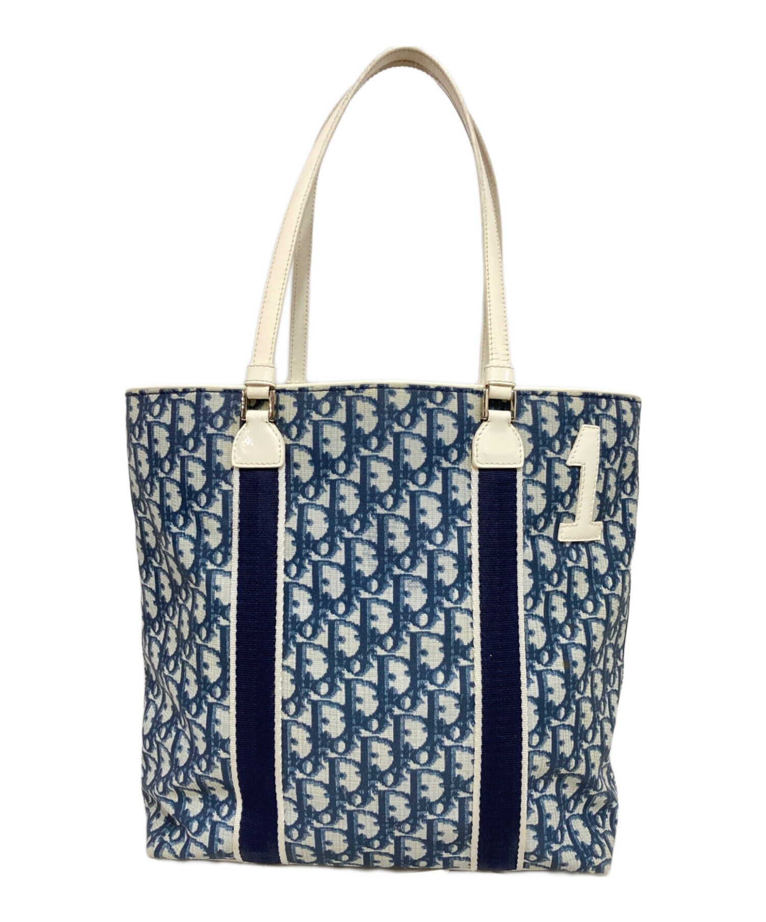 Christian Dior ディオール トロッター 柄 A4収納可能 PVC 中古・古着通販】Christian Dior (クリスチャン ディオール) PVC