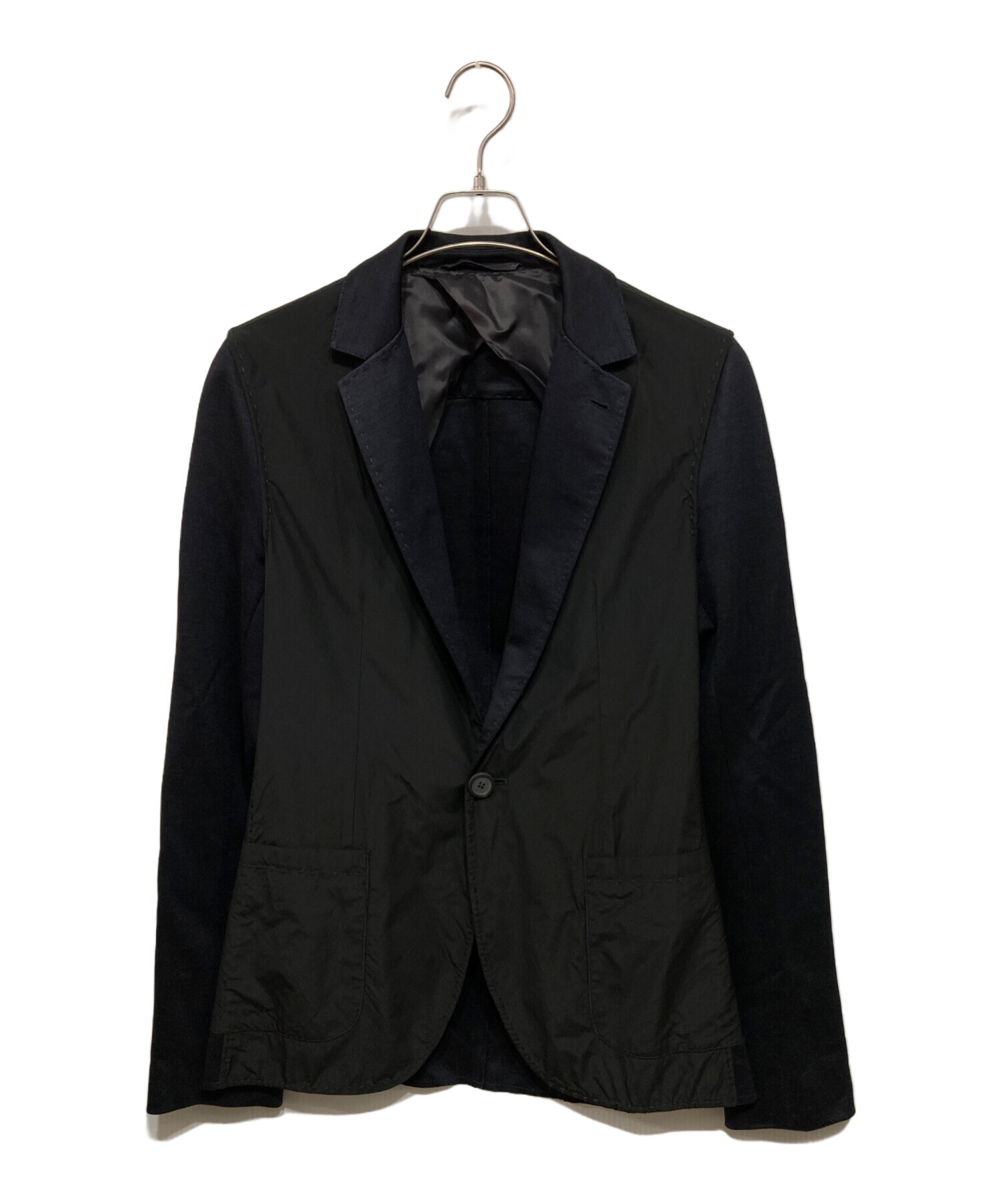 中古・古着通販】LANVIN (ライバン) 切替テーラードジャケット 
