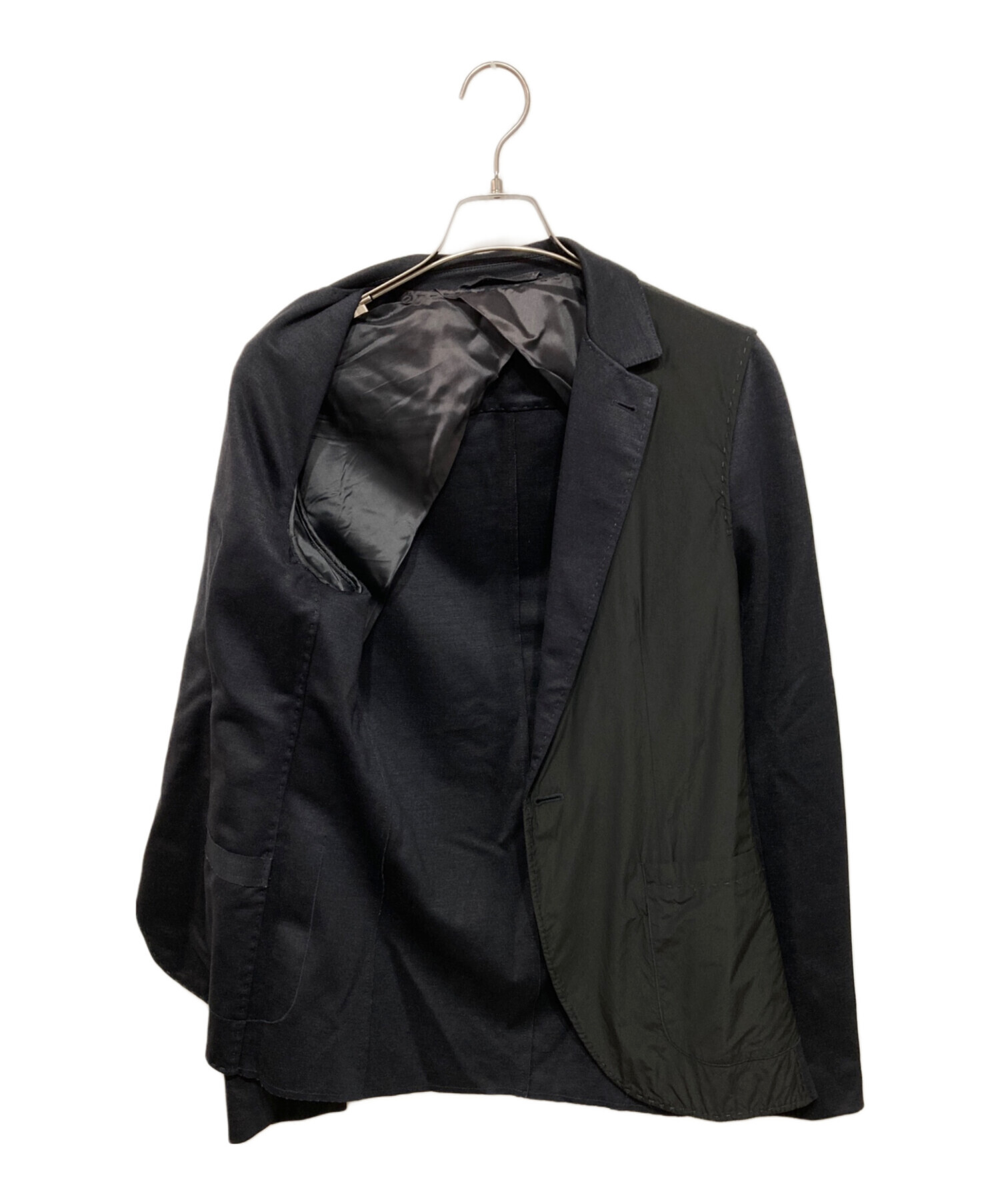 中古・古着通販】LANVIN (ライバン) 切替テーラードジャケット 