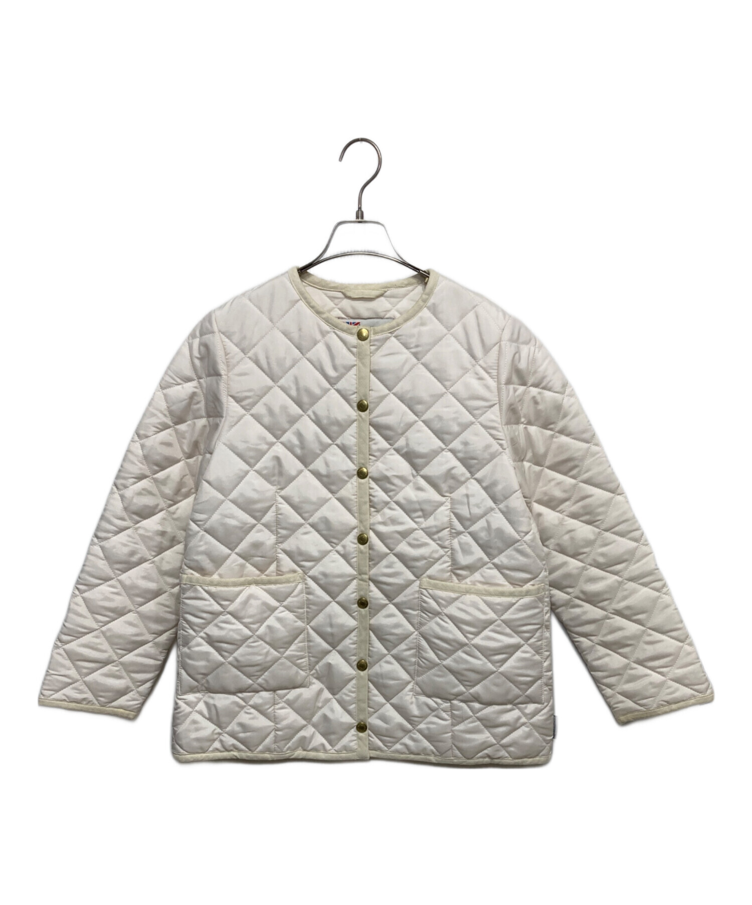 Traditional Weatherwearキルティングコート36 ivory