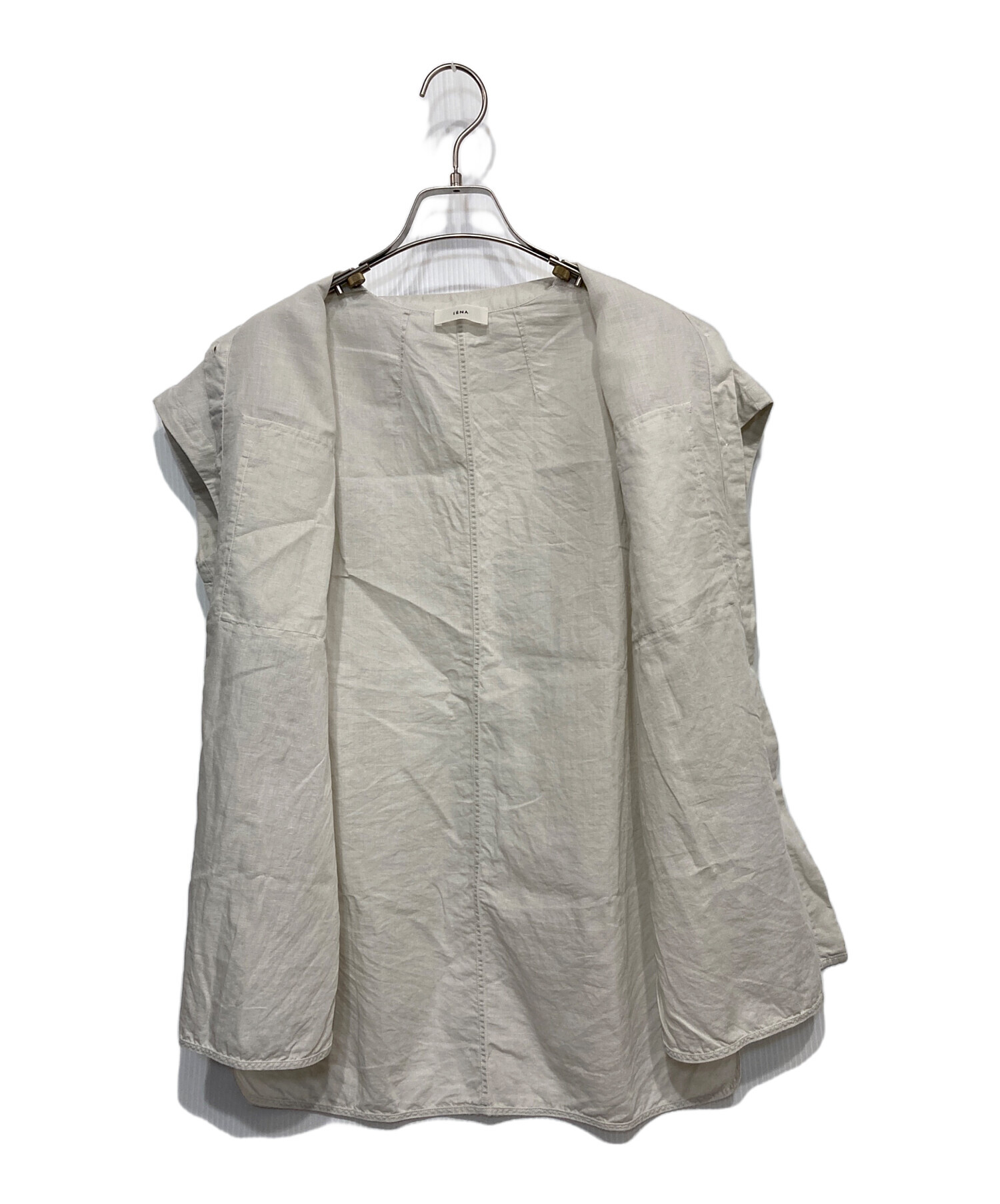 中古・古着通販】IENA (イエナ) ヘンプ ノースリーブシャツ ベージュ 