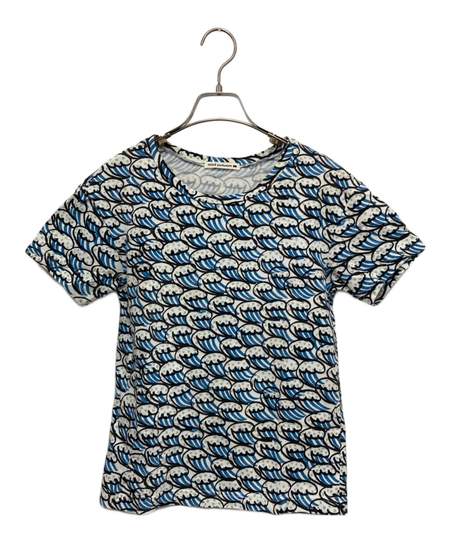 ミナペルホネンTシャツ Mサイズ 中古・古着通販】mina perhonen (ミナ ペルホネン) namiプリントT