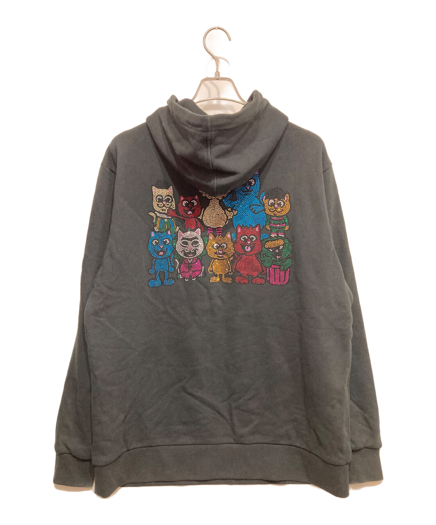 中古・古着通販】RIPNDIP (リップンディップ) ロゴパーカー ブラック