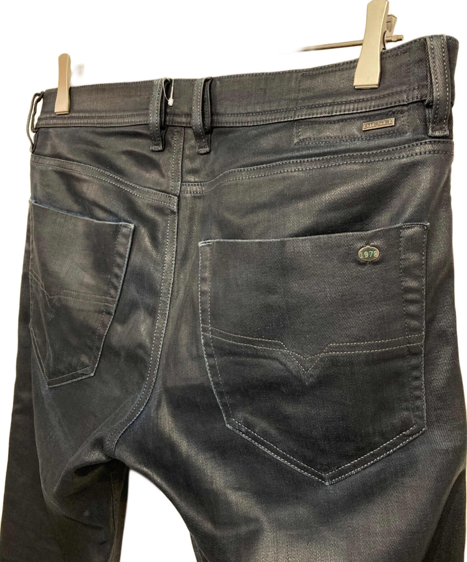 中古・古着通販】DIESEL (ディーゼル) コーティング加工デニムパンツ