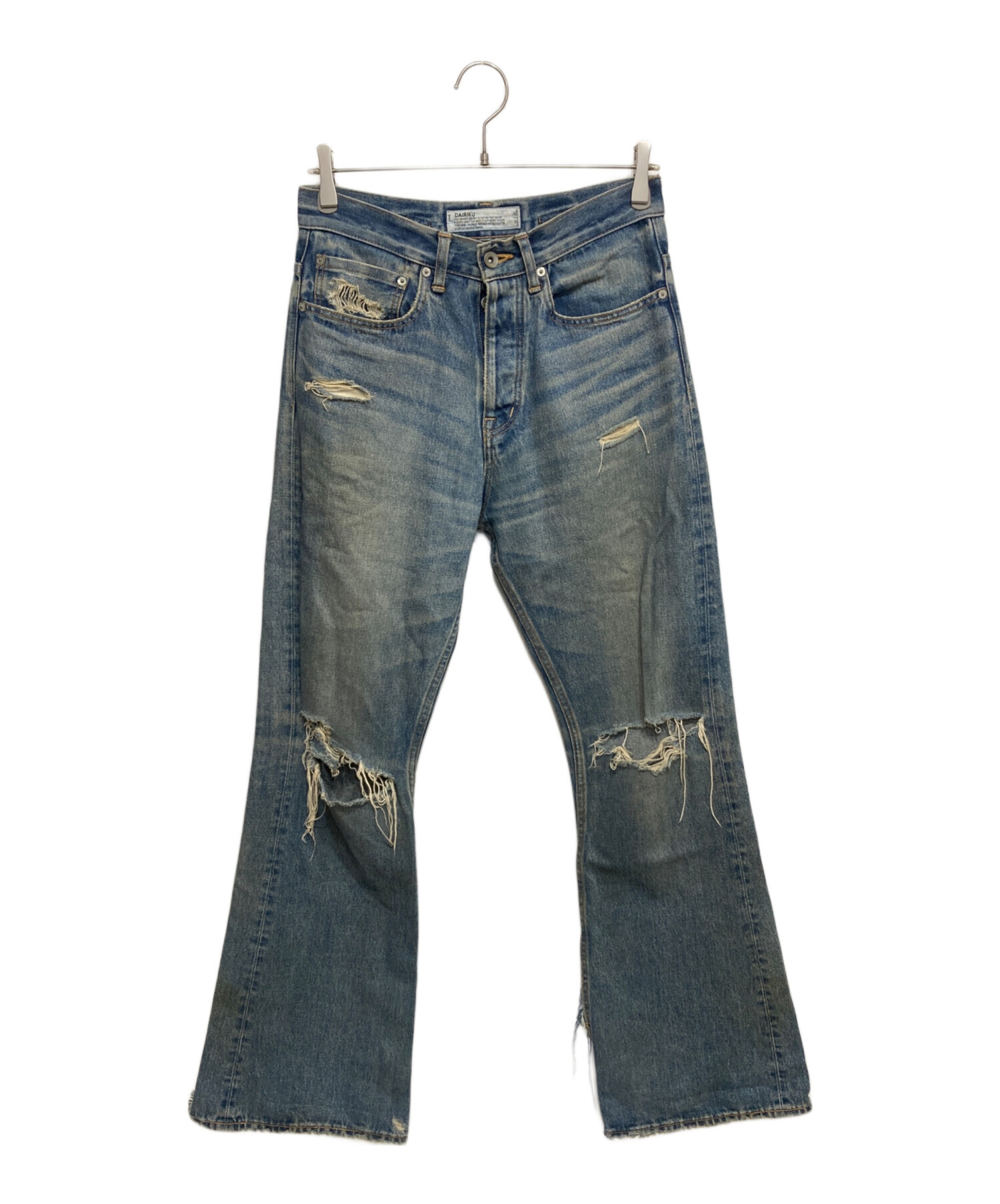 中古・古着通販】DAIRIKU (ダイリク) Flare Denim Pants インディゴ