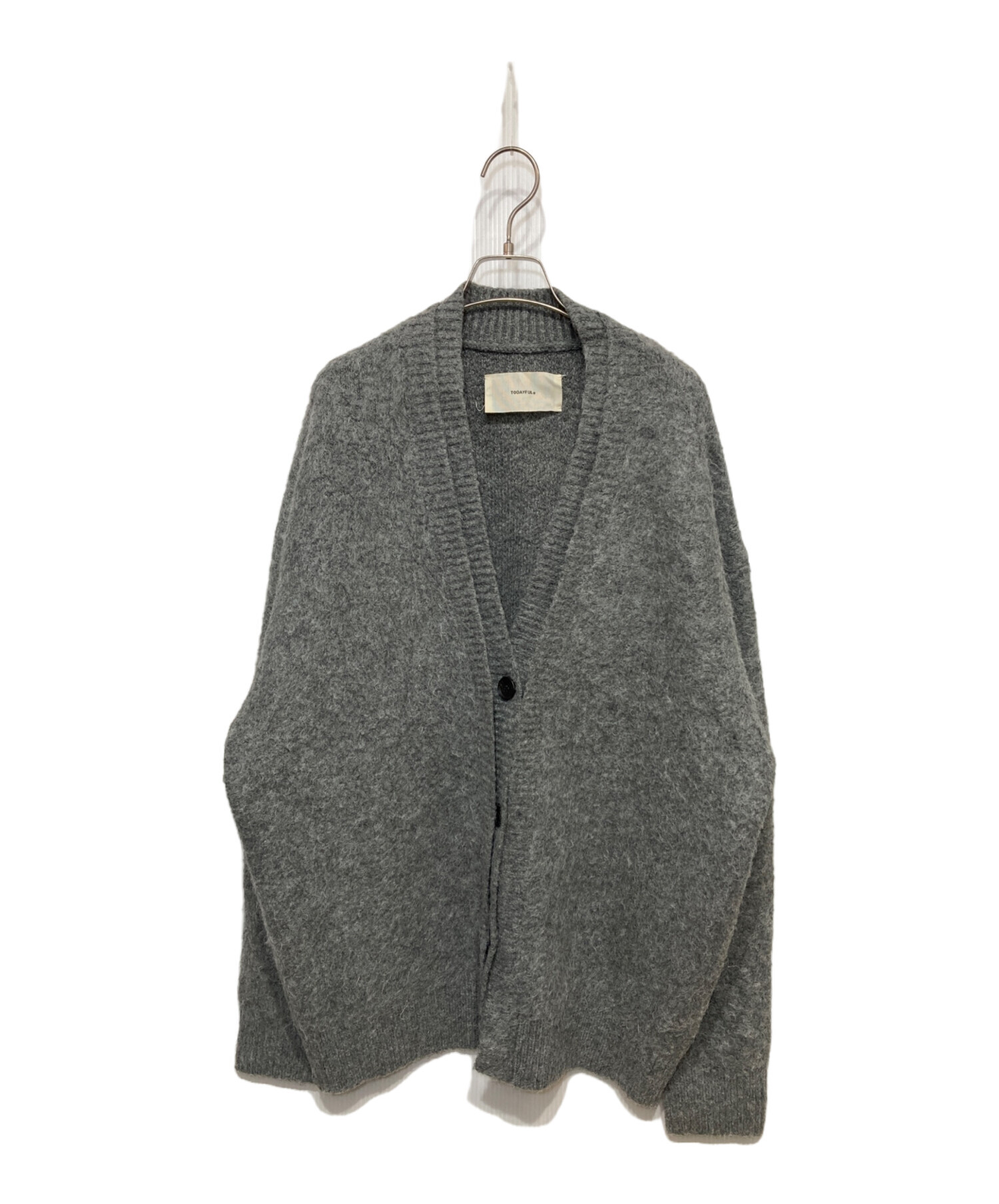 todayful Brashed Vneck Cardigan ブラウン TODAYFUL】Brashed Vneck Cardigan | selectshop k