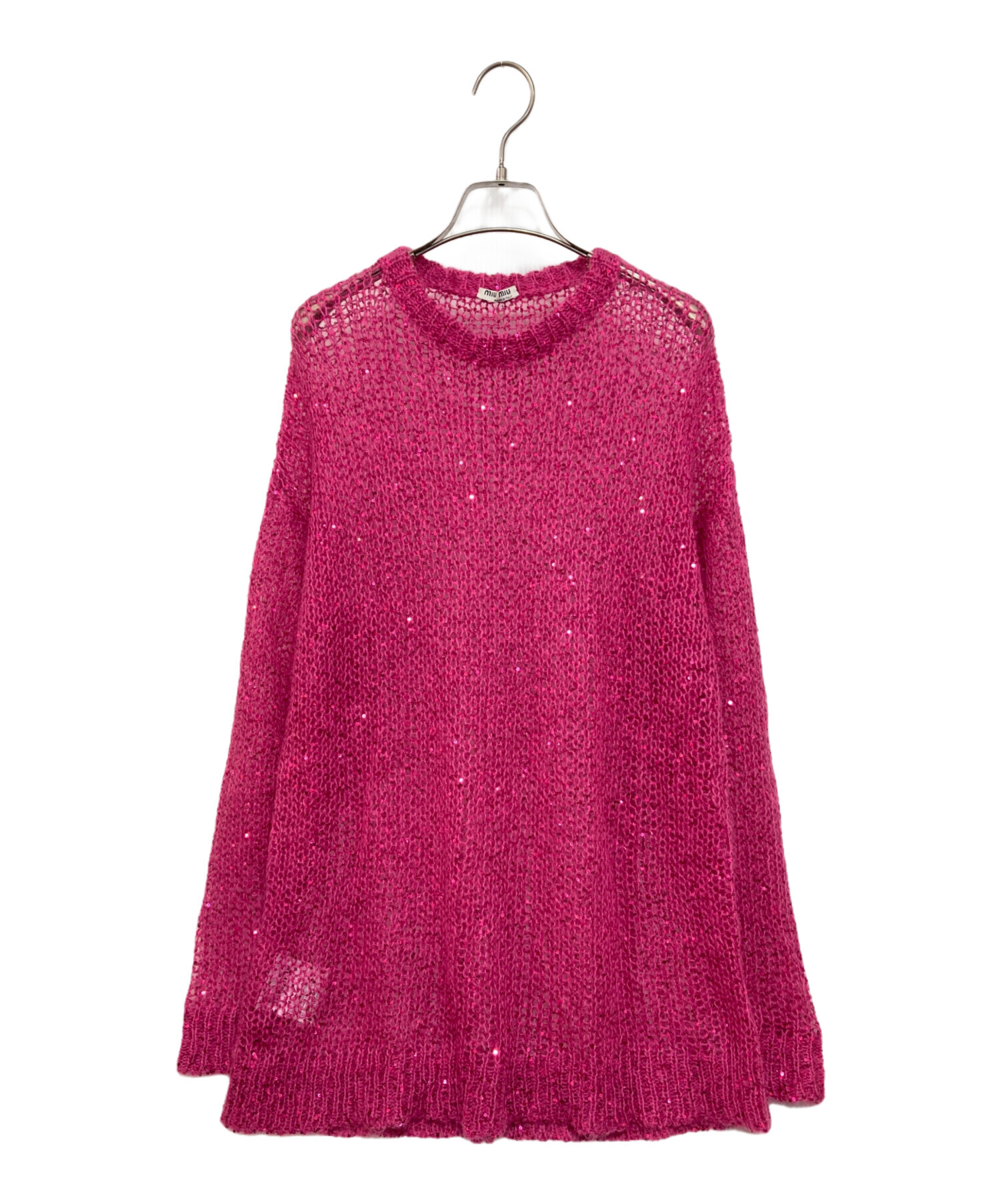 中古・古着通販】MIU MIU (ミュウミュウ) モヘアブレンドスパンコール