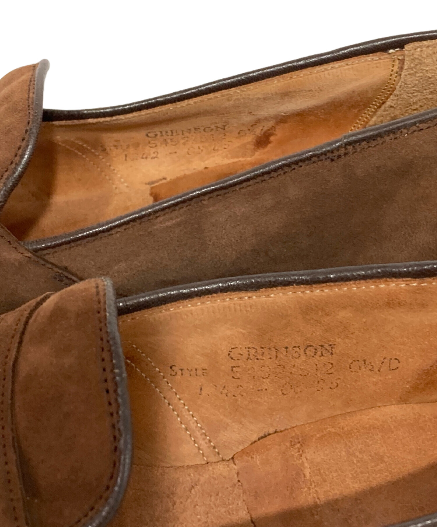 【未使用】GRENSON グレンソン　セミブローグ　ブラウン　６ハーフ 中古・古着通販】GRENSON (グレンソン) レースアップレザーブーツ