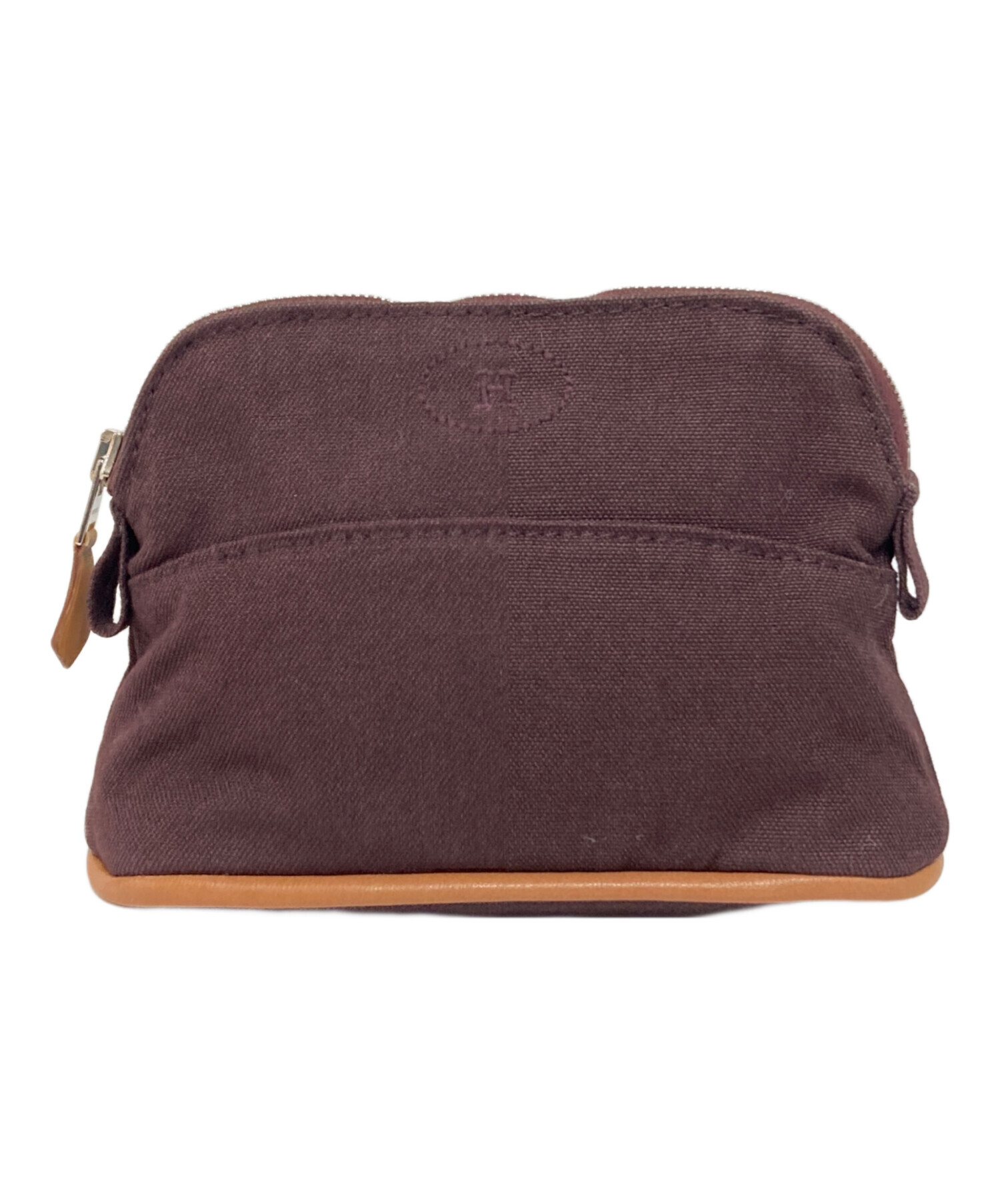 中古 エルメス ポーチ ボリードポーチTGM コットン HERMES エルメス