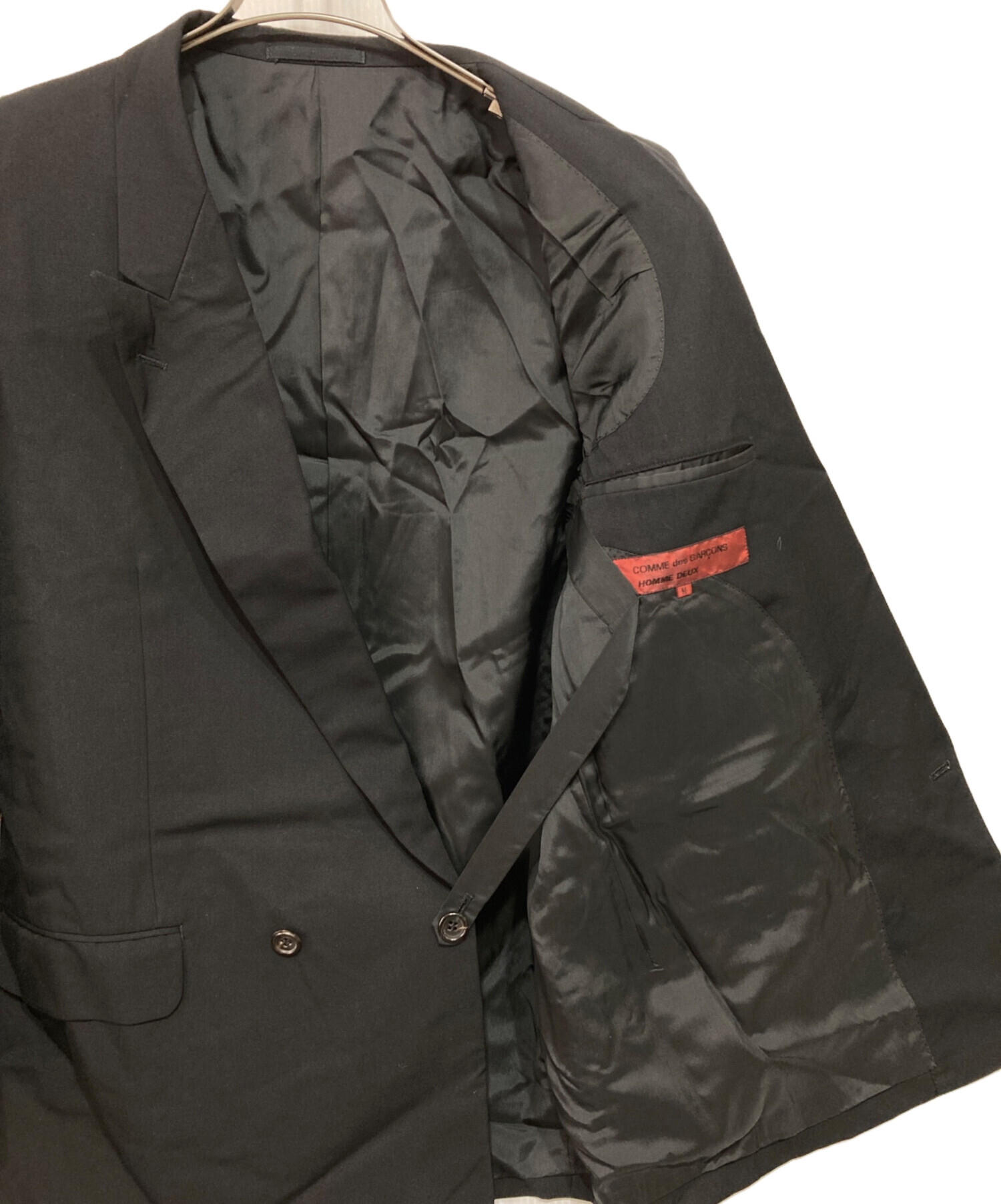 k*i様 COMME des GARCONS HOMME DEUX 90sダブル 90s COMME des GARÇONS HOMME DEUX ダブルスーツ - メルカリ