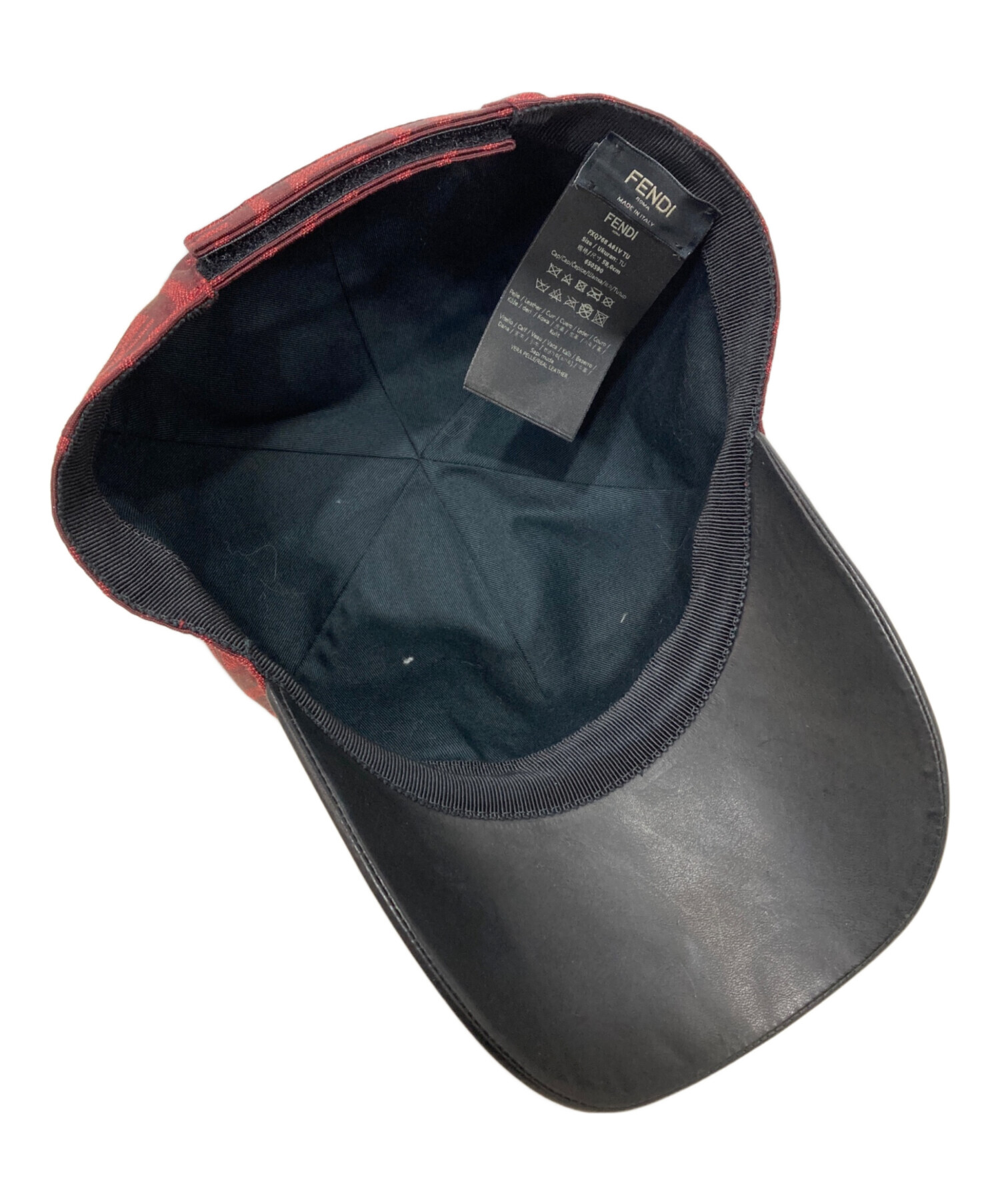 中古・古着通販】FENDI (フェンディ) ズッカ柄キャンバスレザー 
