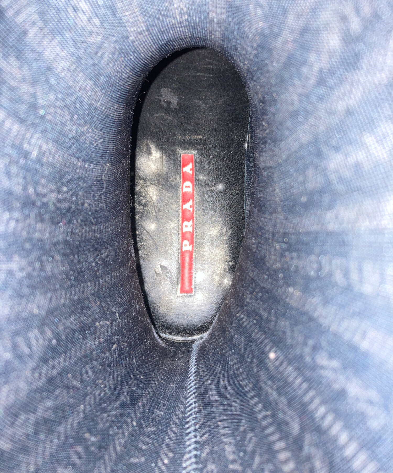 PRADA レインブーツ(used) org.jpg