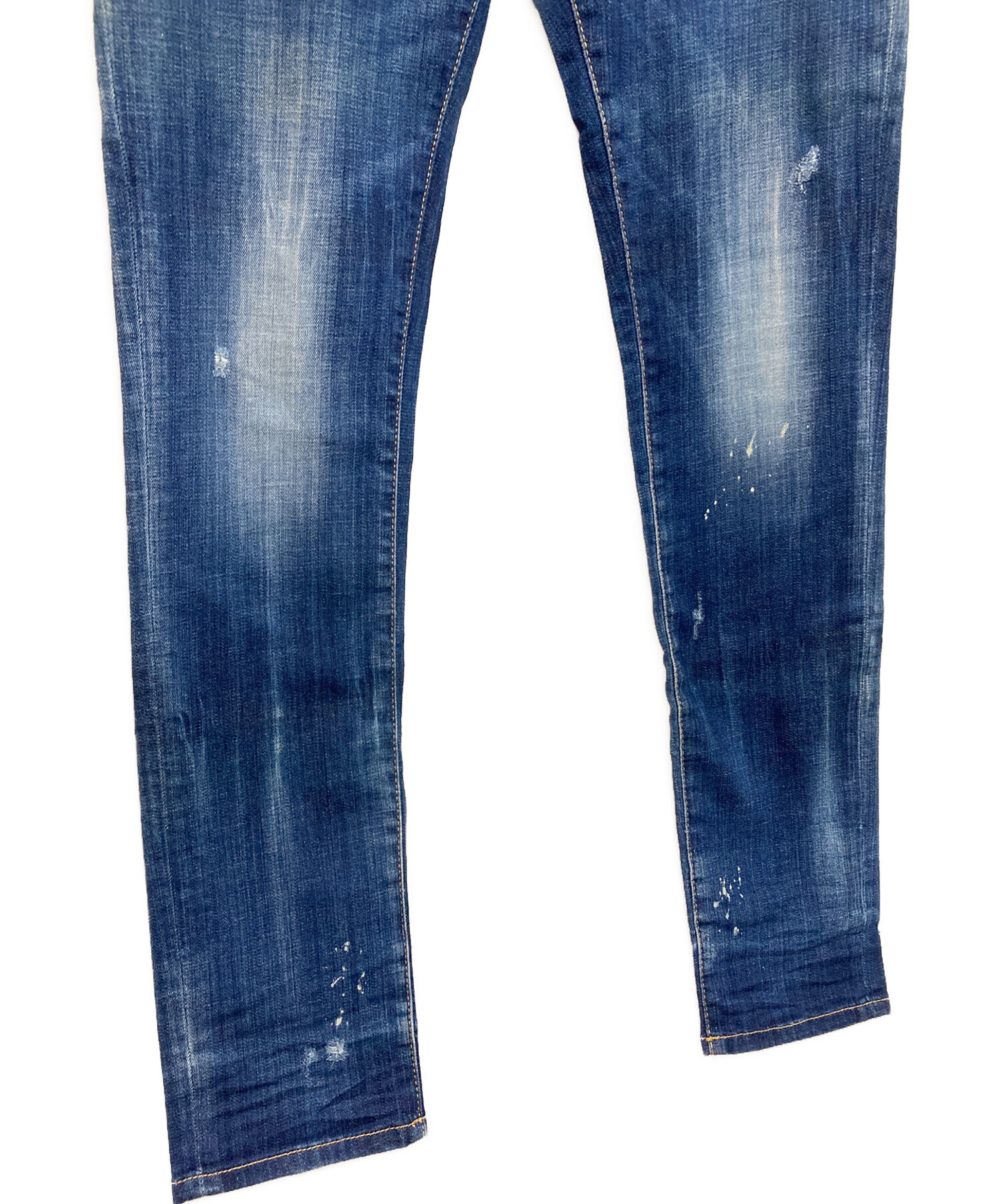 中古・古着通販】DSQUARED2 (ディースクエアード) ダメージスキニー