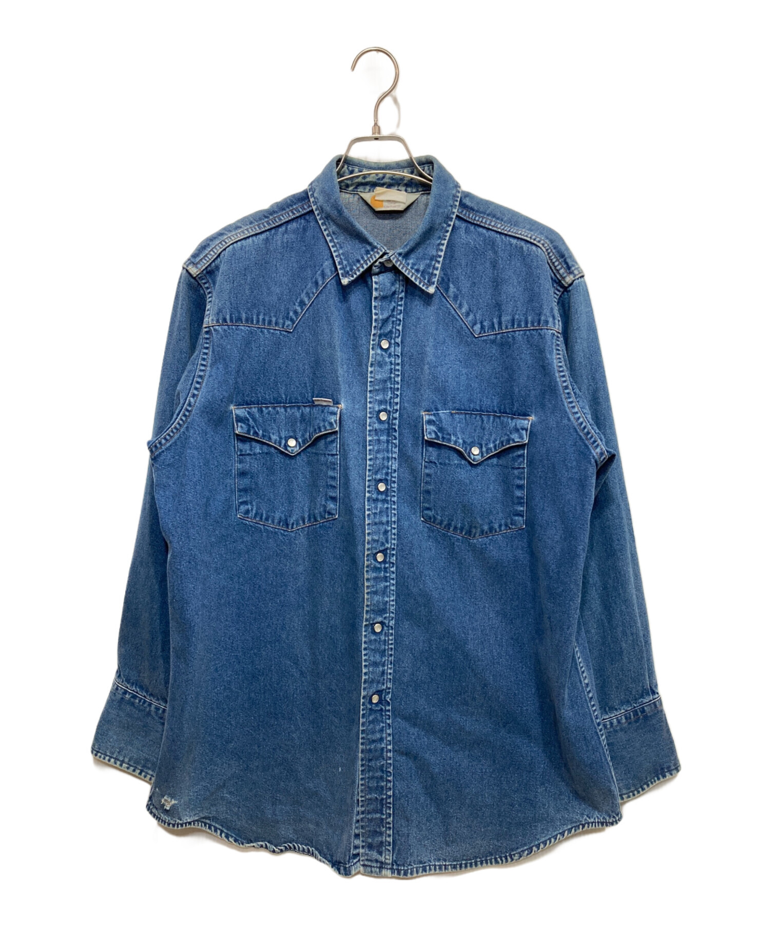 中古・古着通販】CarHartt (カーハート) デニムシャツ インディゴ 