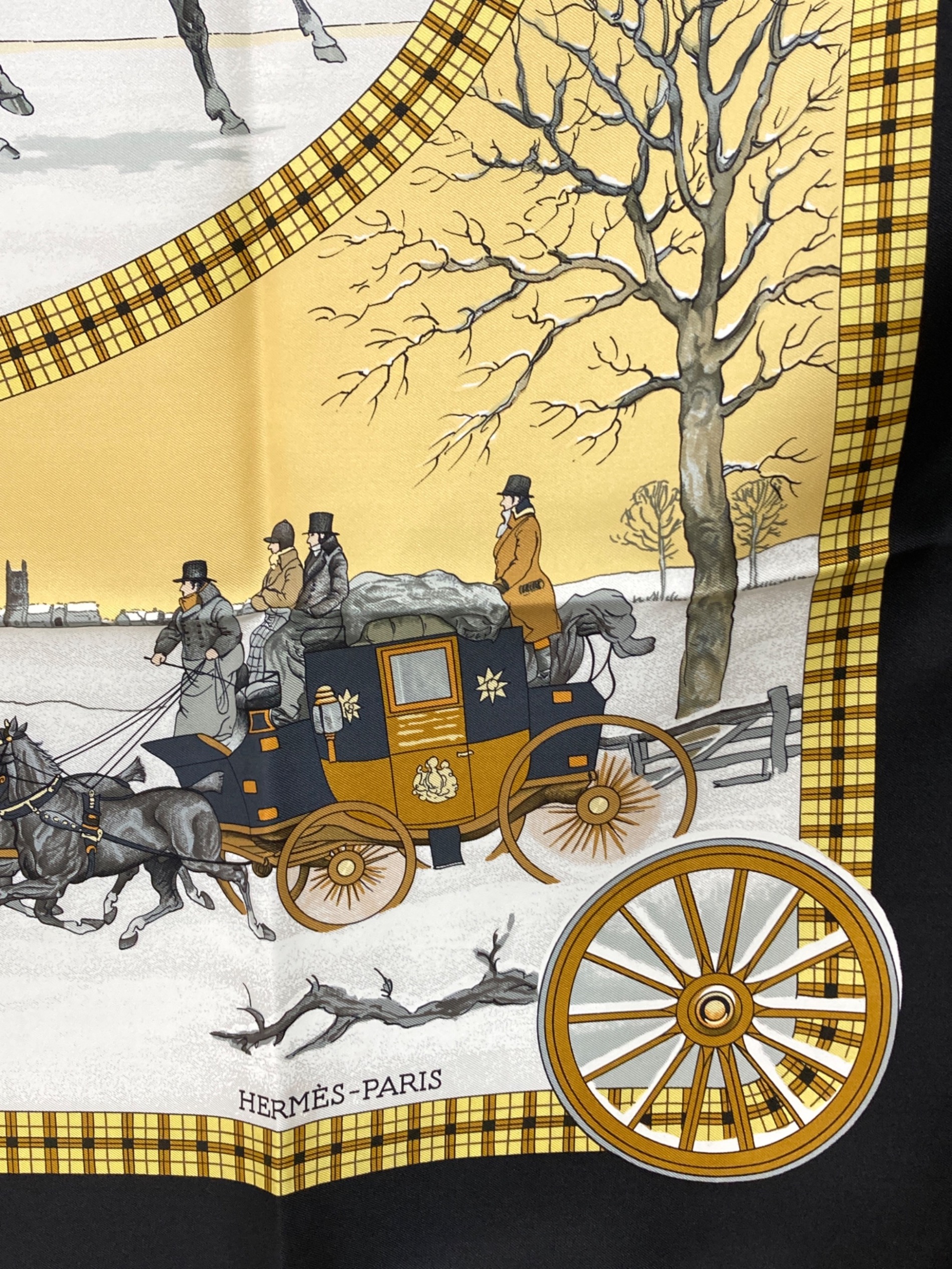 中古・古着通販】HERMES (エルメス) BULL&MOUTH-カレ90 イエロー