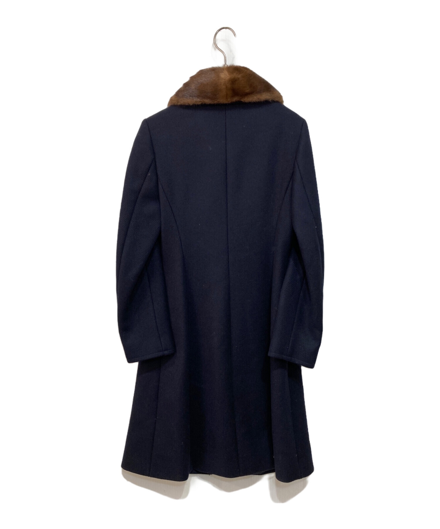 中古・古着通販】MaxMara (マックスマーラ) ミンクファー襟ステン