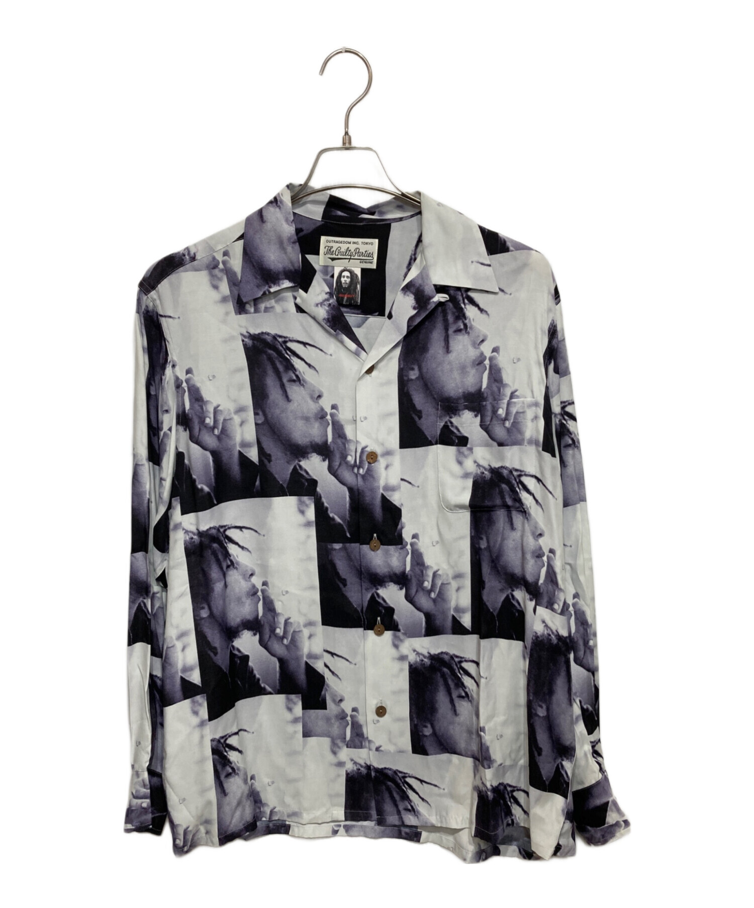 WACKO MARIA 20SS ボブマーリー シャツ 中古美品 L 中古・古着通販】WACKO MARIA (ワコマリア) BOB MARRLEY-プリント